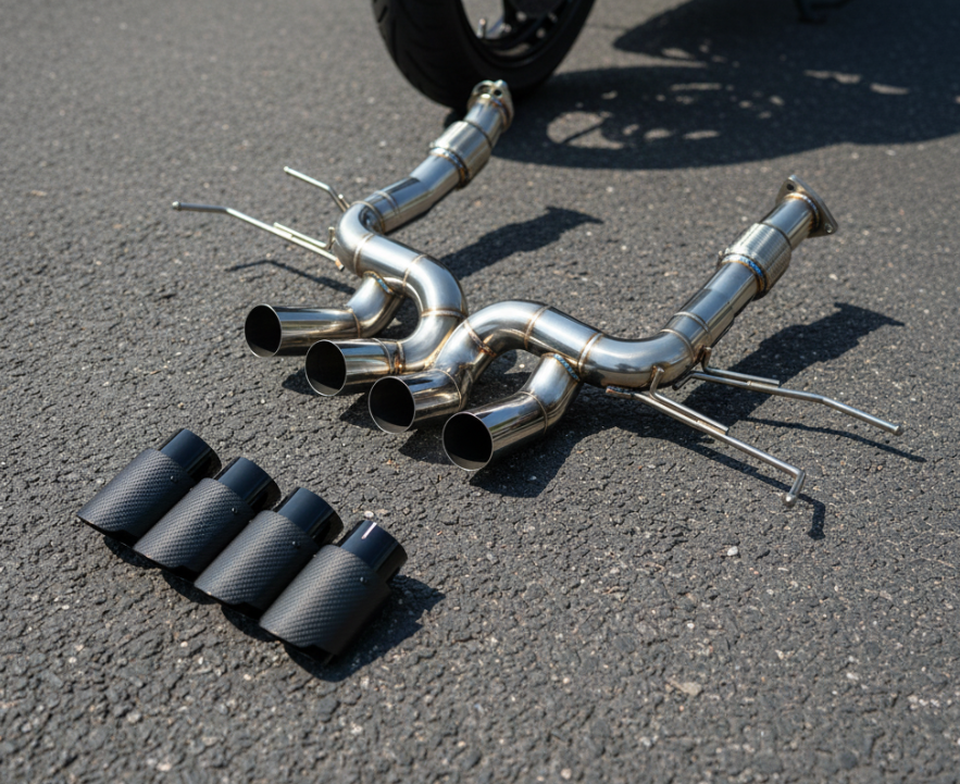 Performance Full straight pipe catback Exhaust - Chevrolet corvette C8 Z06