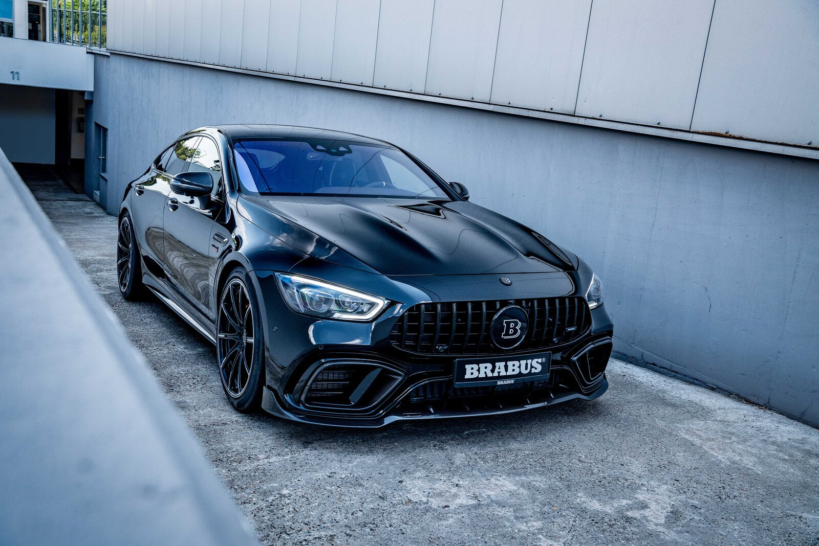 B-style Carbon Fiber Front Lip - Mercedes Benz AMG GT63 GT50