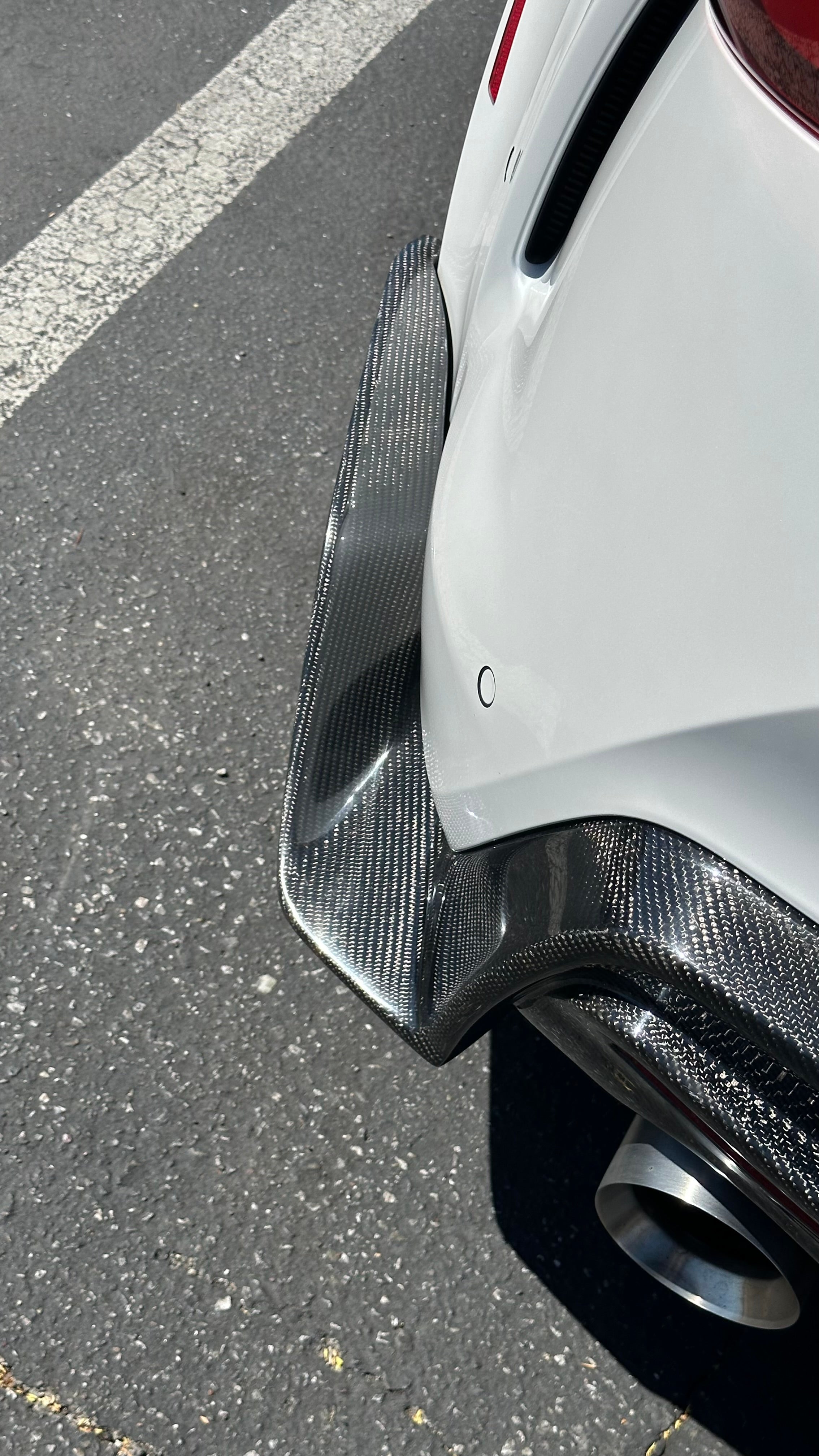 Carbon Fiber Rear Diffuser V2 for Toyota A90 Supra
