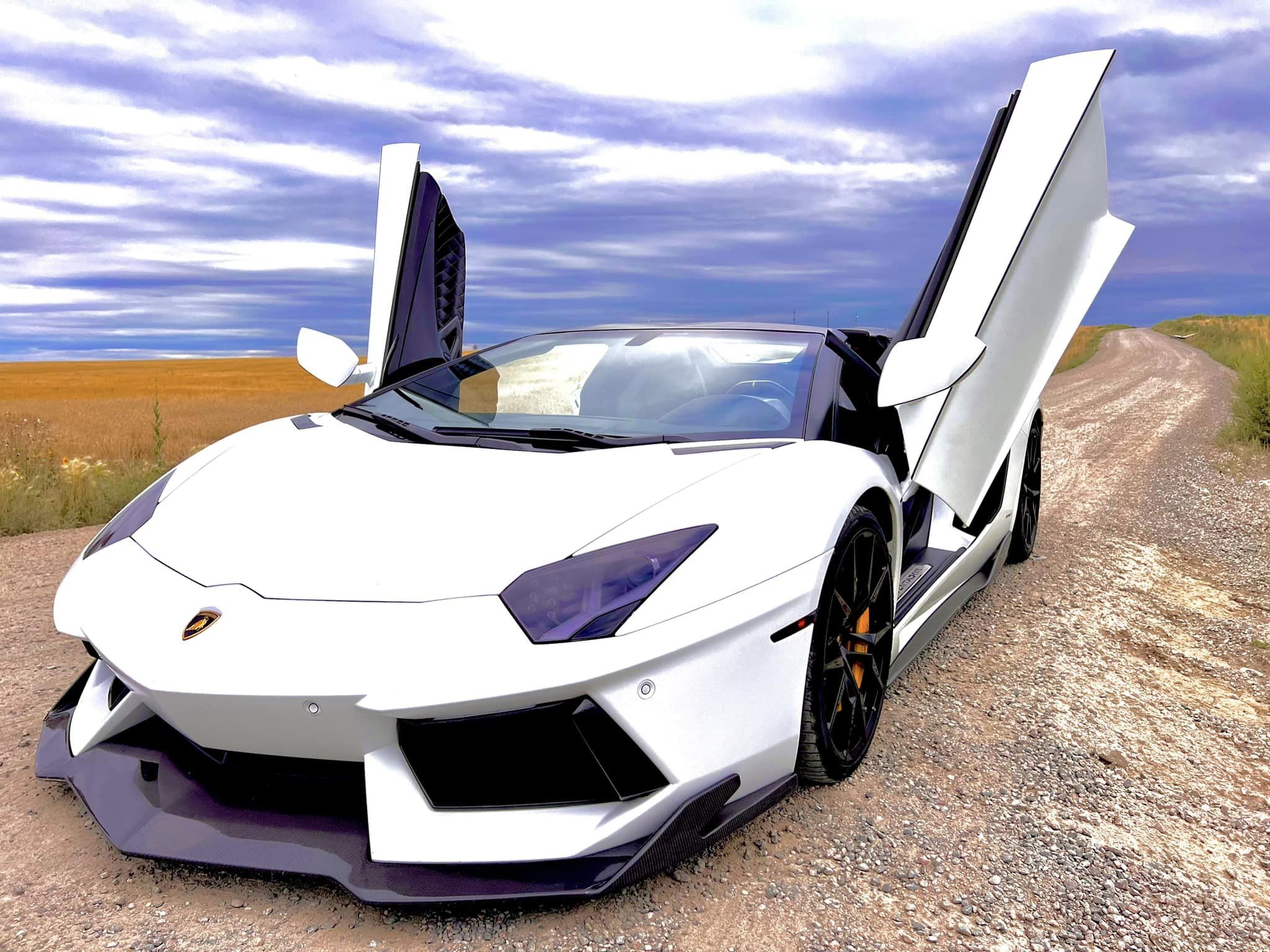 Carbon Fiber Front Lip V2 - Lamborghini Adventador