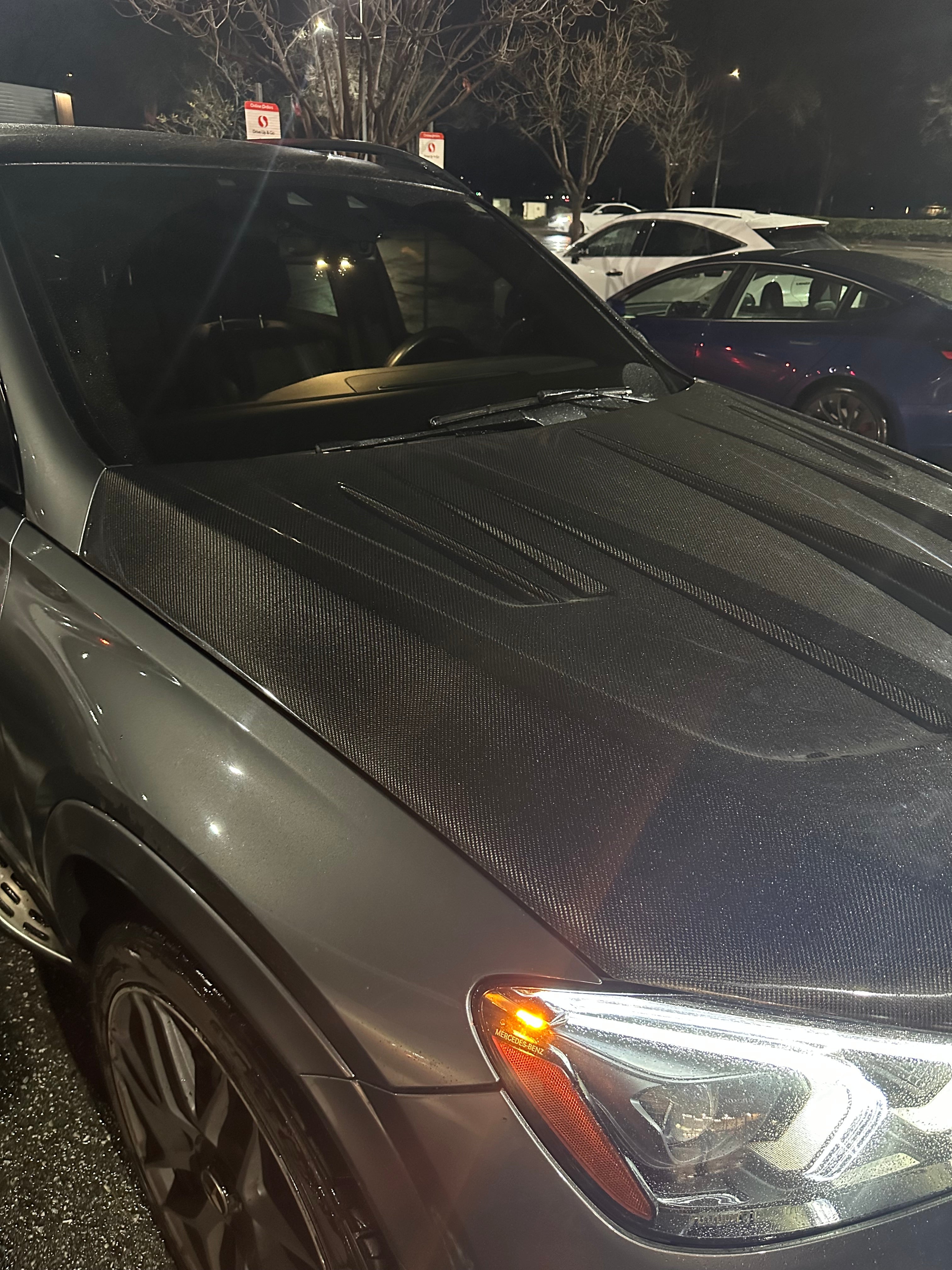 Carbon Fiber Hood Bonnet - Mercedes GLE 350/450/580/53/63 W167/C167