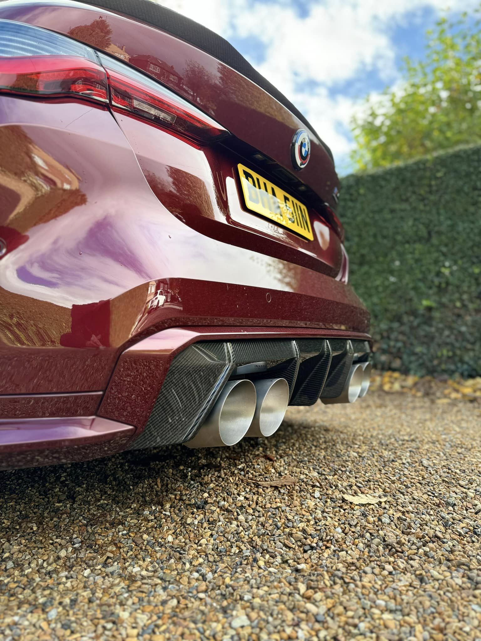 M Performance Style Carbon Fiber Rear Diffuser - BMW G80 M3 & G82 / G83 M4