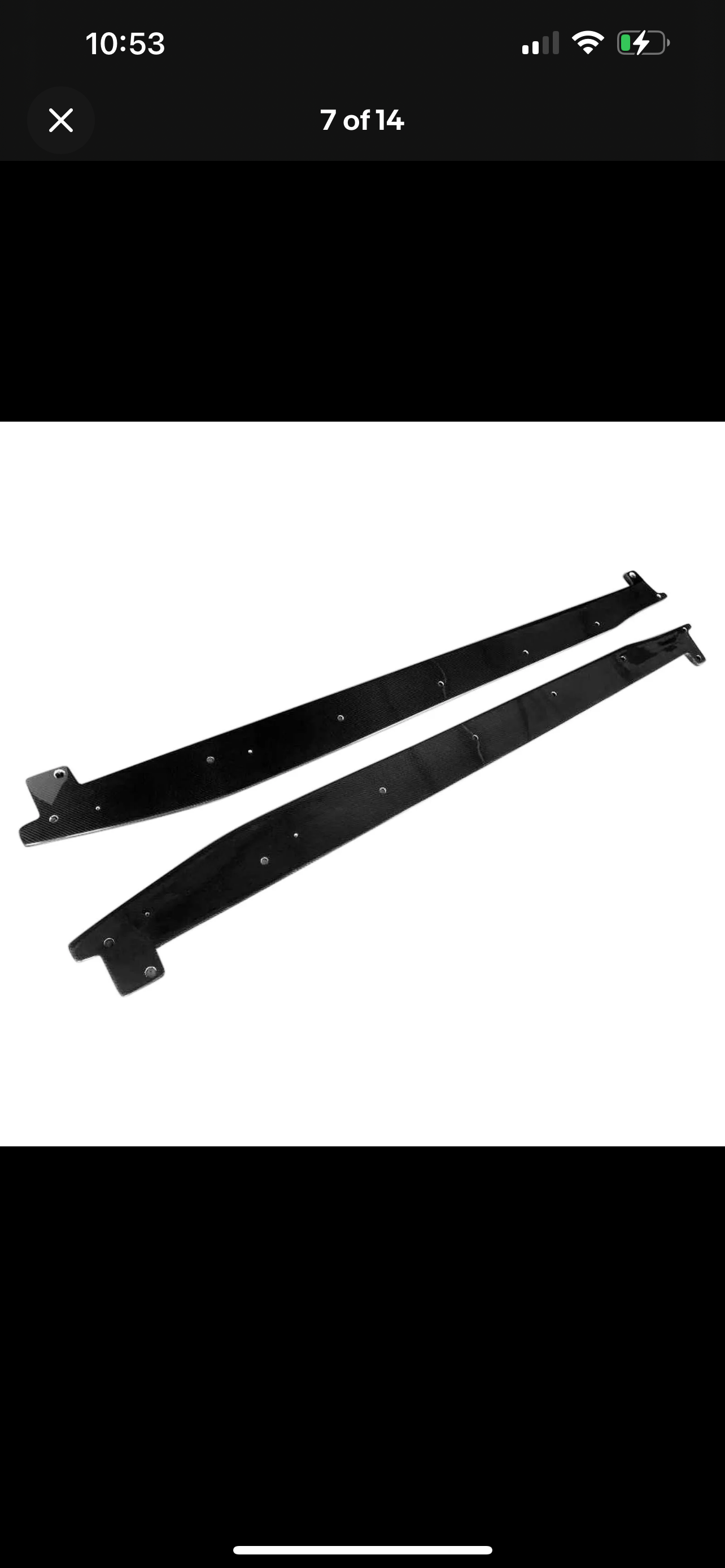 Audi R8 Gen 1 Carbon Fiber Side Skirt Extension