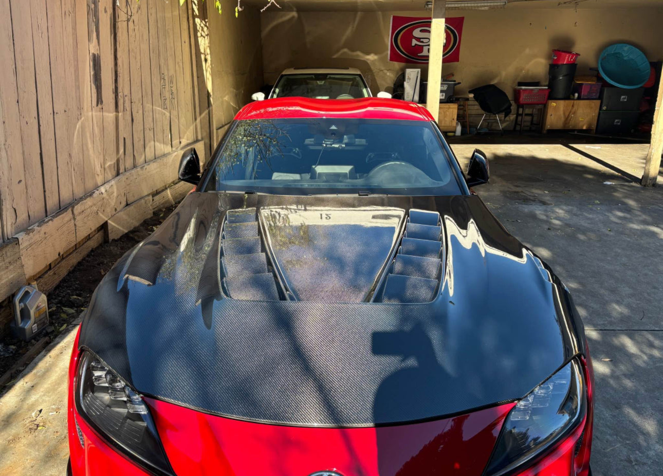 Carbon Fiber VRS Style Hood - Toyota Supra A90/A91