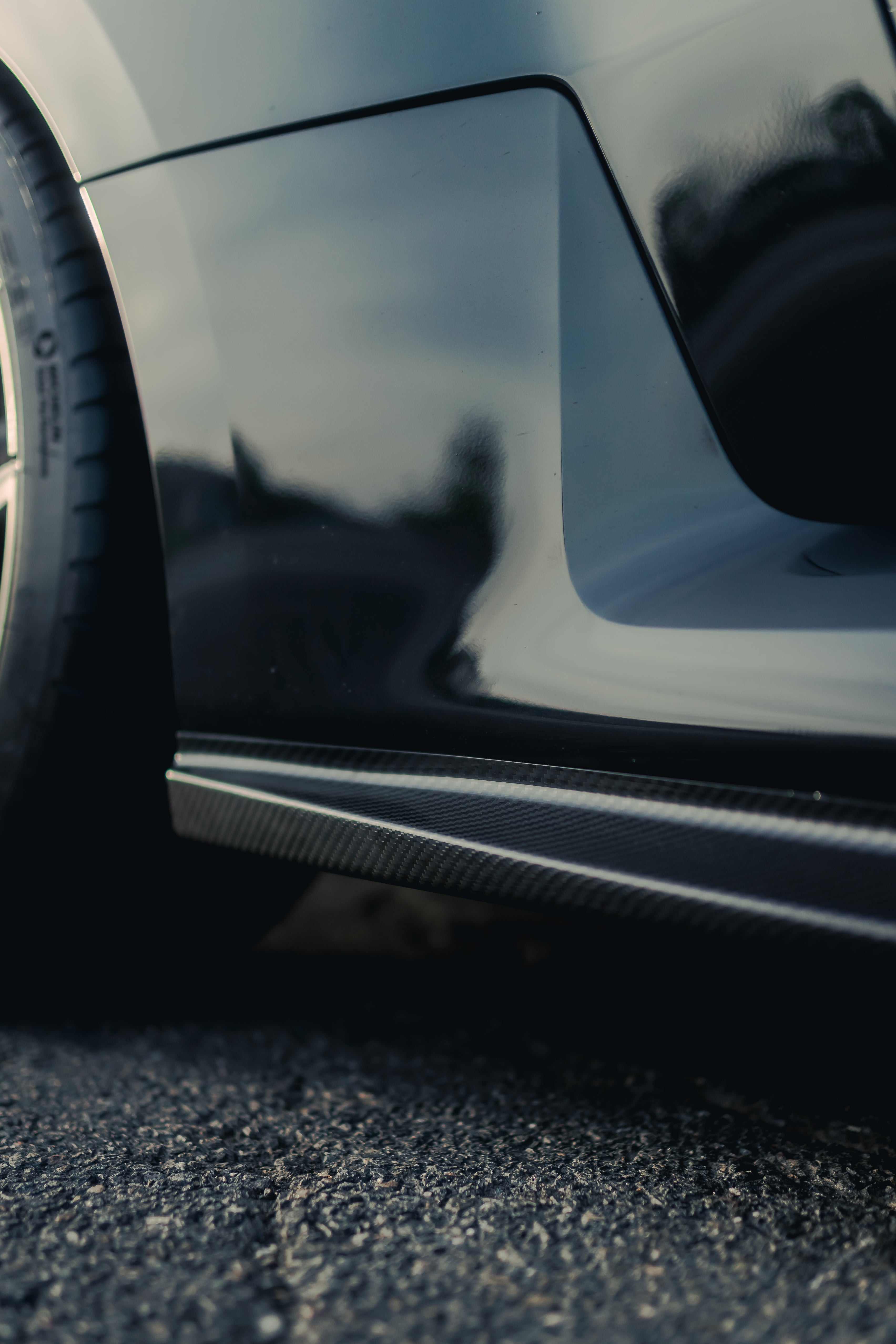 3D Style Carbon Fiber Side Skirt - BMW G87 M2