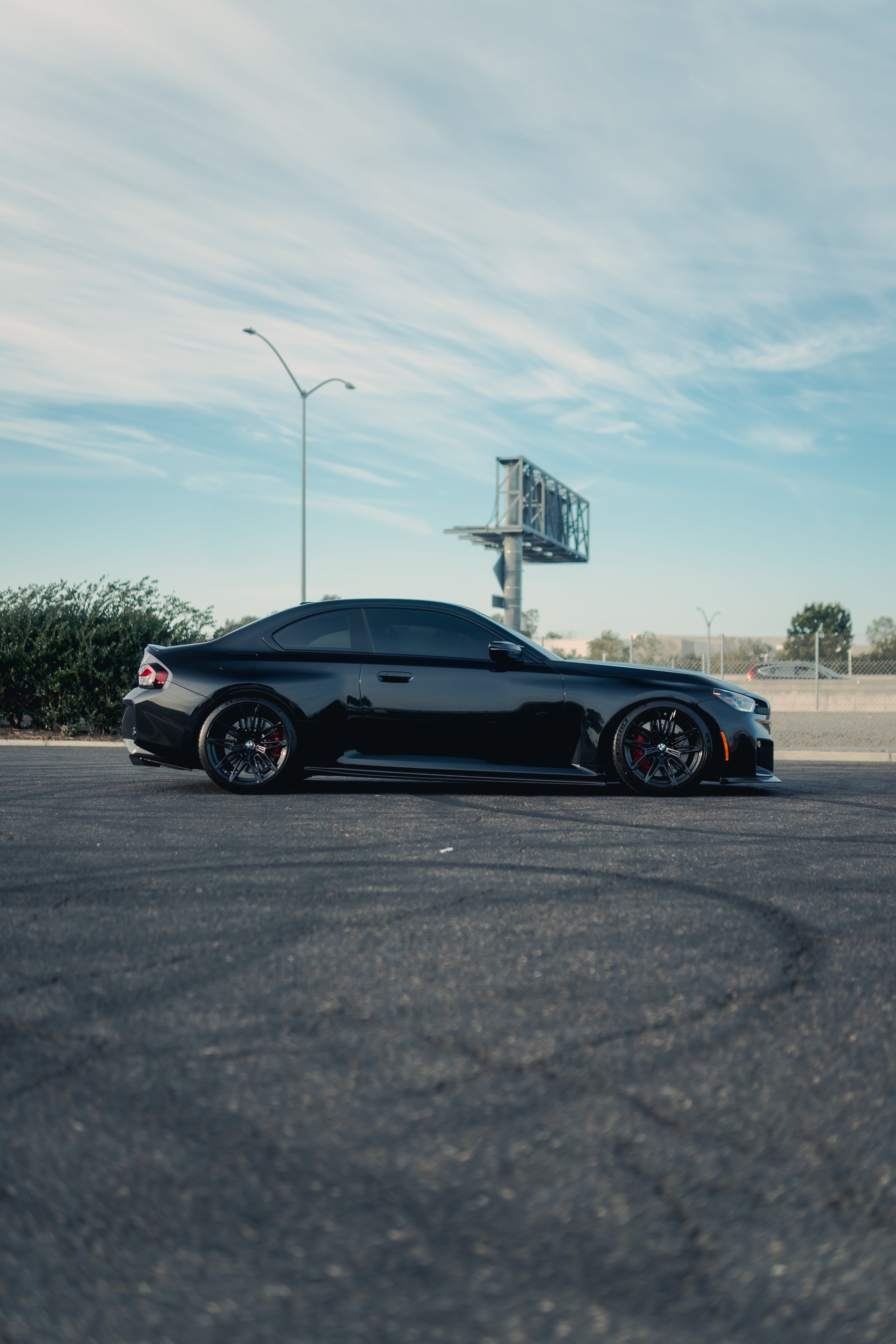 3D Style Carbon Fiber Side Skirt - BMW G87 M2