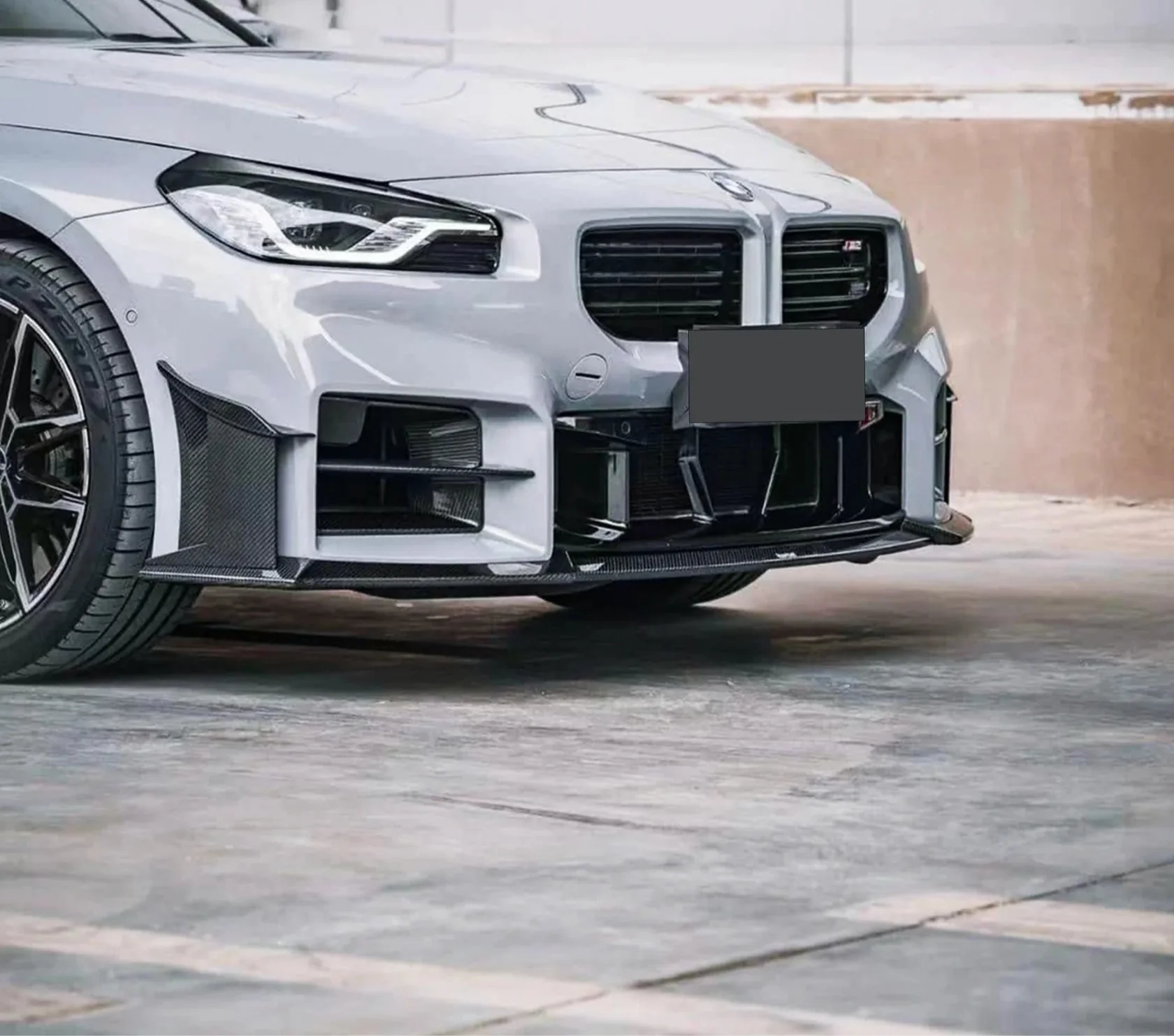 Carbon Fiber Front Center Lower Grille - BMW G87 M2