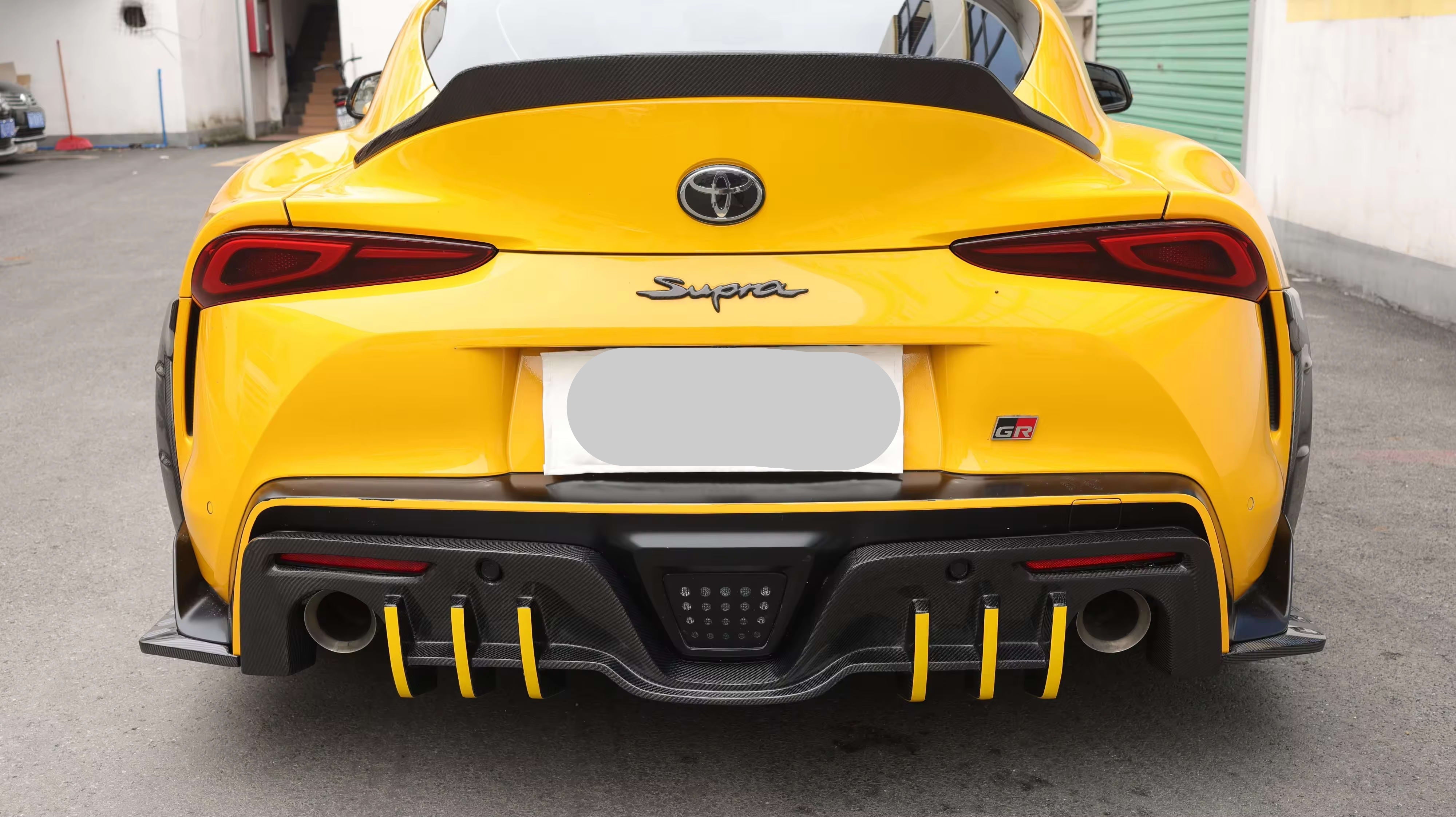 Carbon Fiber TCI Rear Bumper Diffuser - Toyota GR Supra A90 MK5