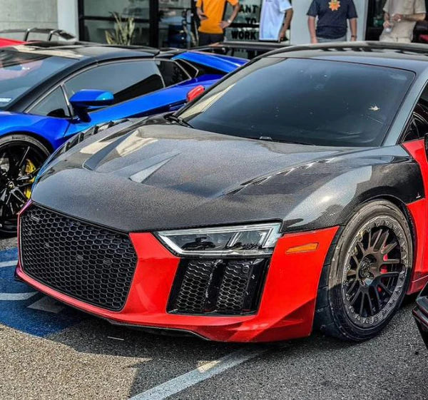 Audi R8 Gen 2 Carbon Fiber AE Vented Hood