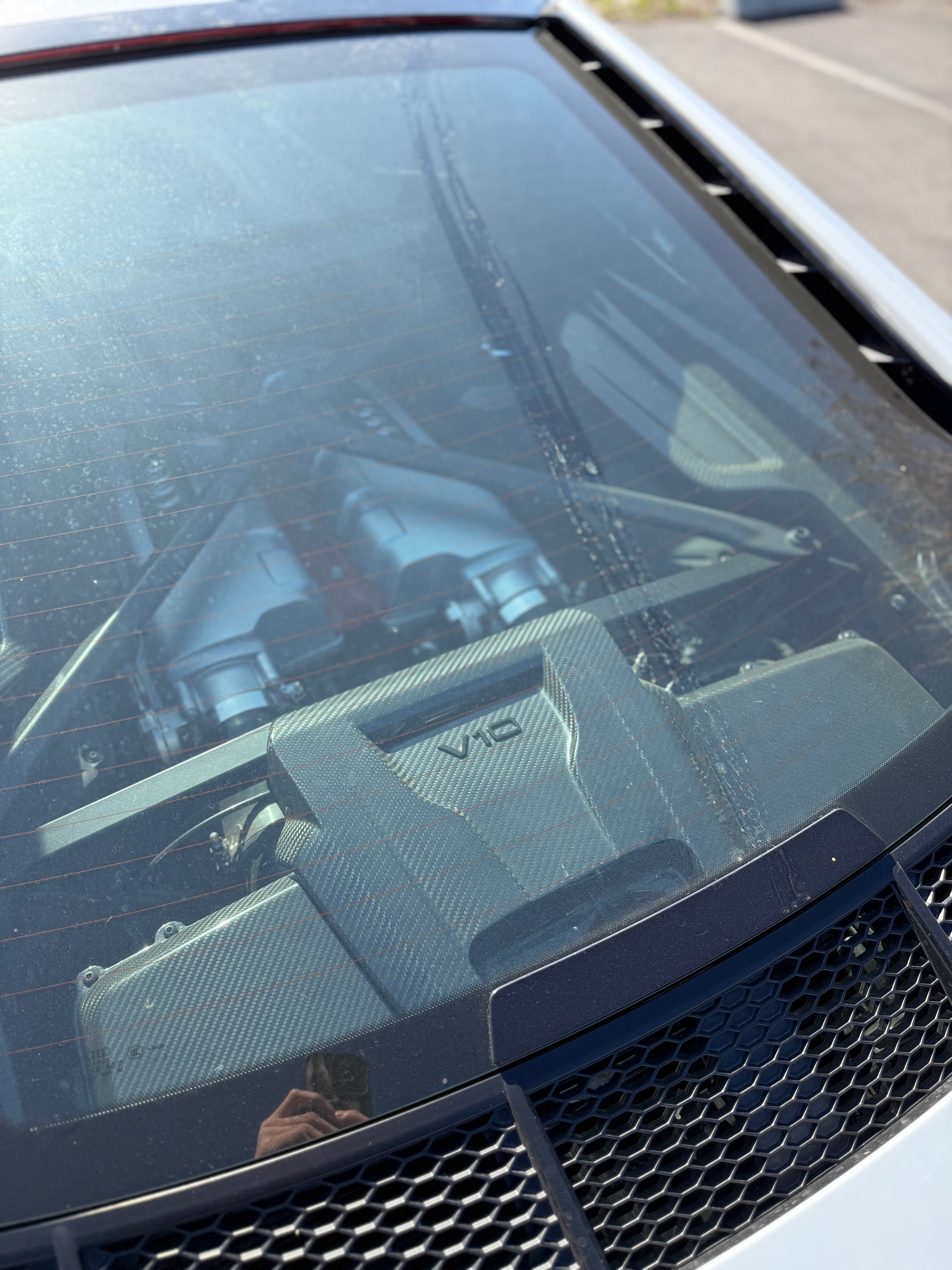 Audi R8 Gen 2 Carbon Fiber Engine Bay Cover Replacements