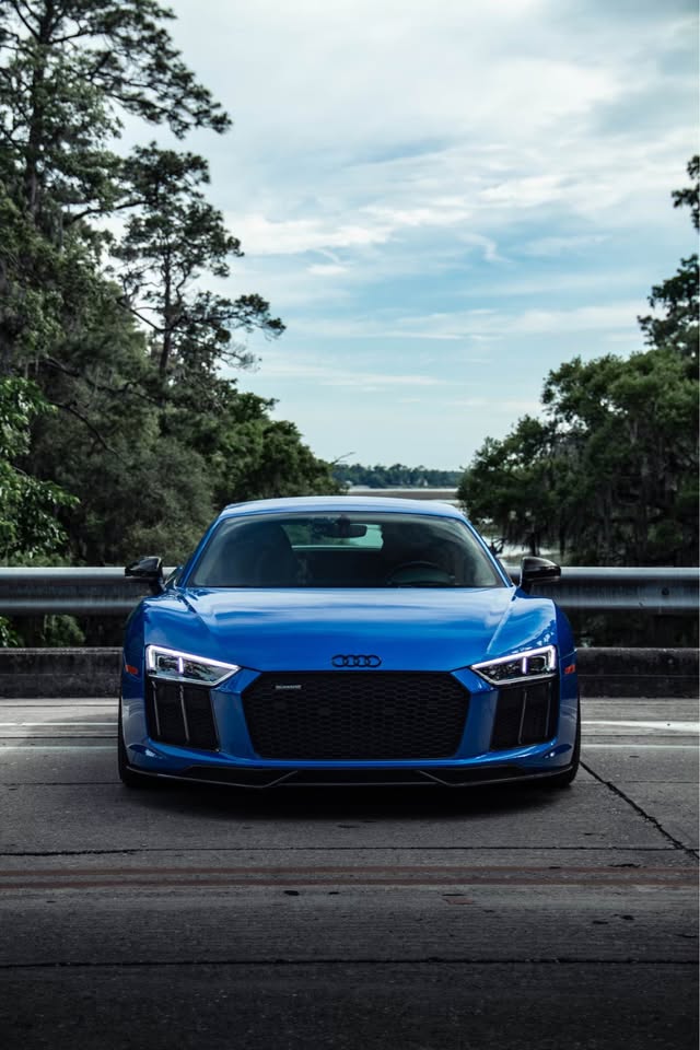 Carbon Fiber Front Lip - Audi R8 V10 Plus