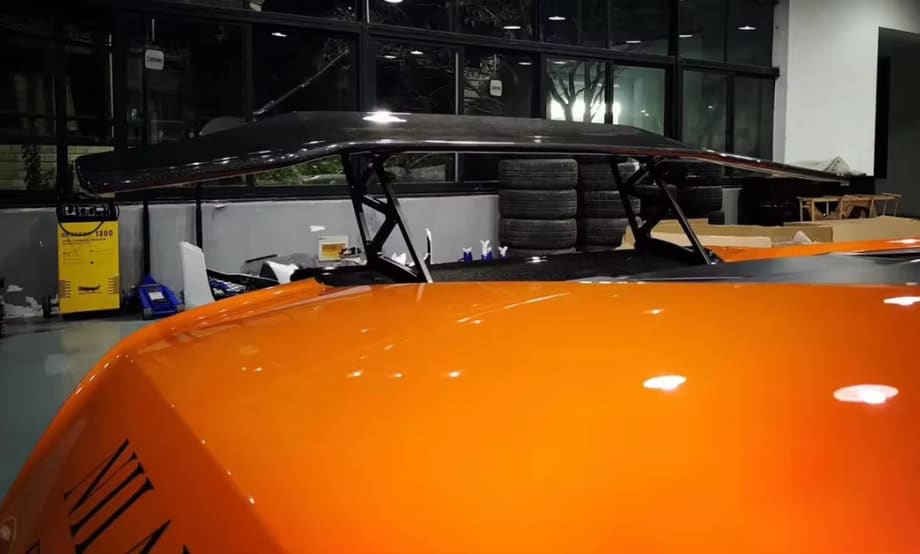Carbon Fiber DMC Style Rear Wing w/ base -  Lamborghini Huracan LP580 LP610