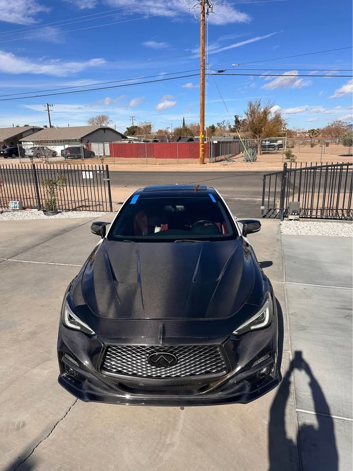 Carbon Fiber Fiber Front Bumper - Infiniti Q60
