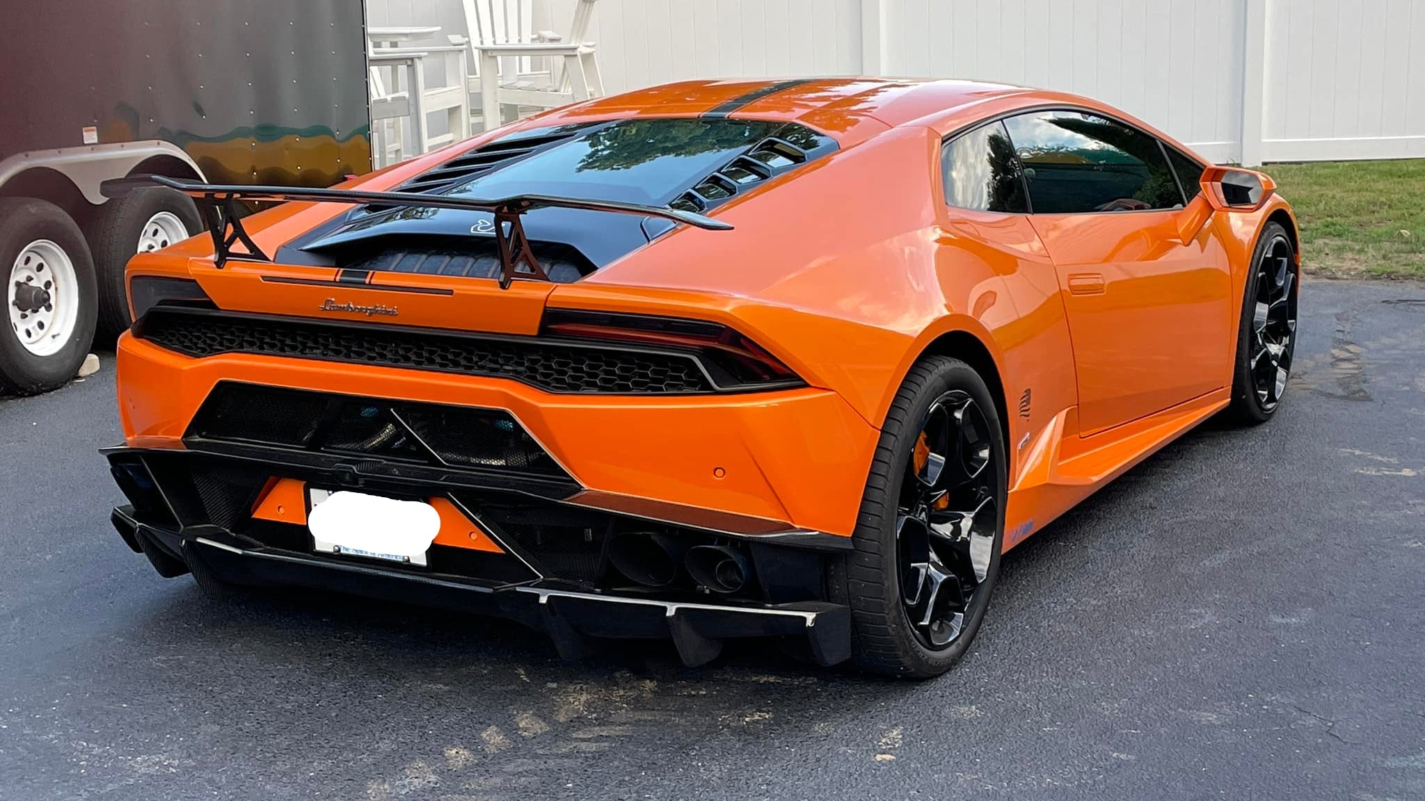 GT Carbon Fiber Rear Wing - Lamborghini Huracan