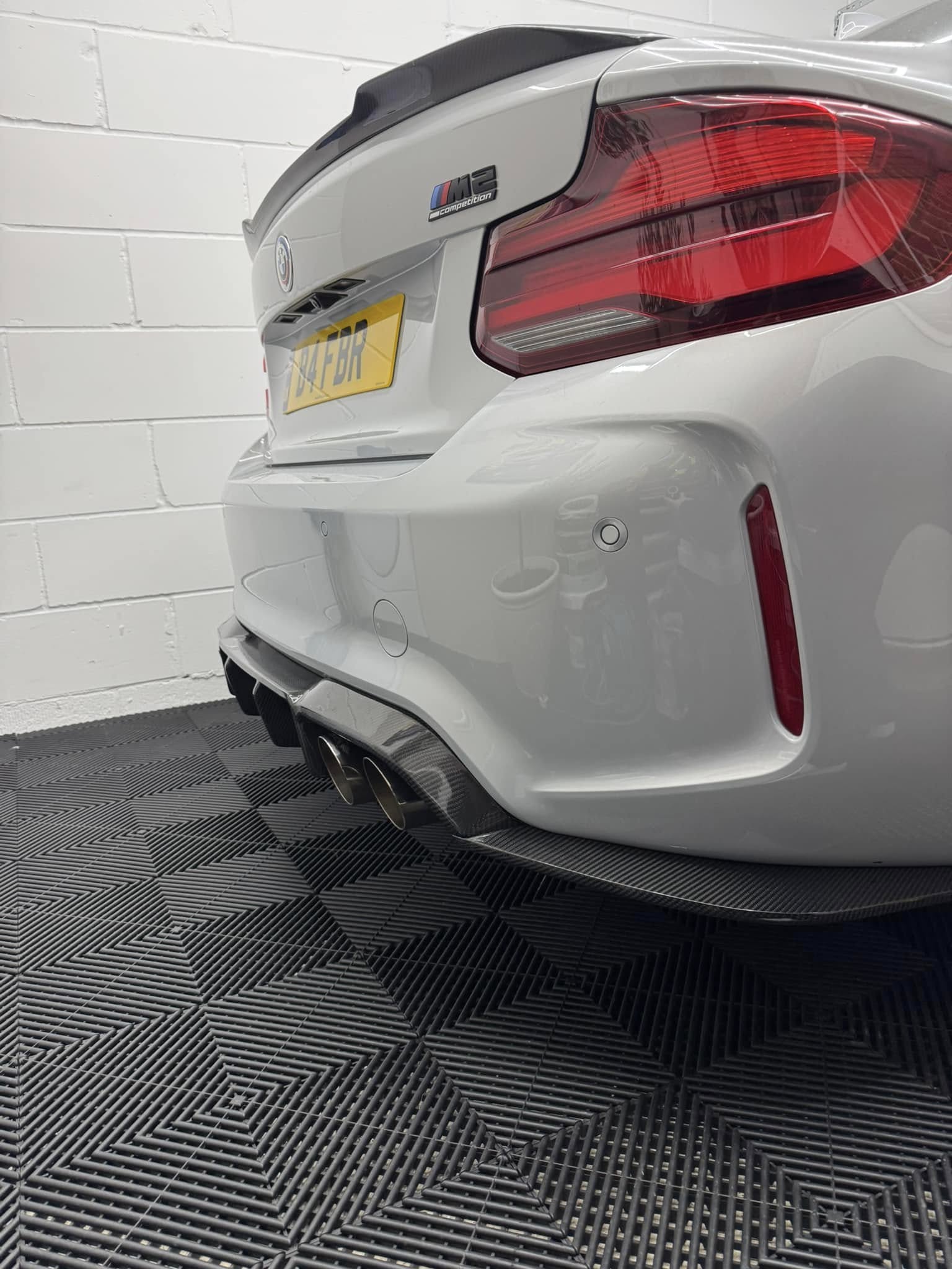 V-Style Carbon Fiber Rear Diffuser - BMW F87 M2 & M2C