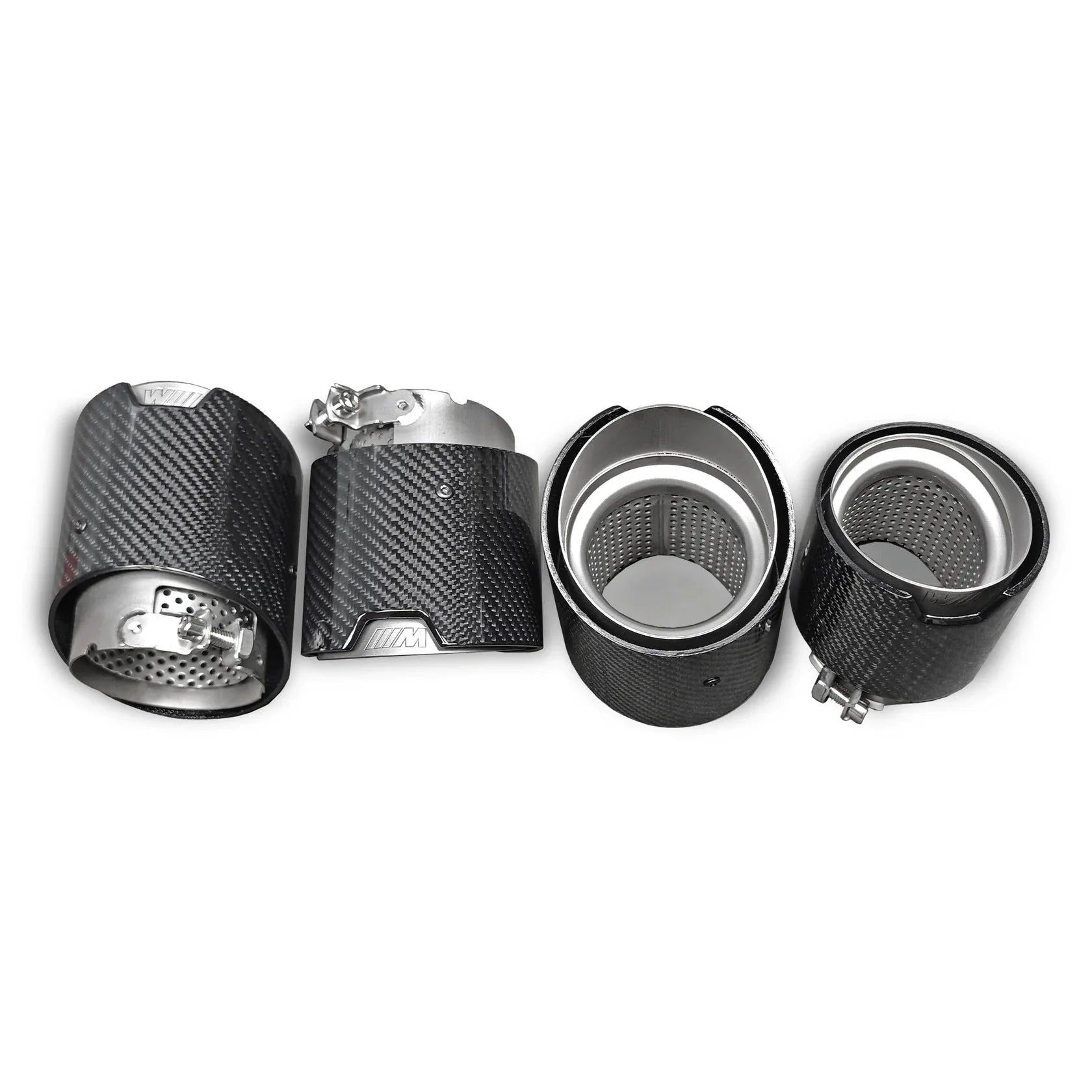 Pre-Preg Carbon Fiber Exhaust Tips Set - BMW G80 & G81 M3 /G82 & G83 M3 /G87 M2