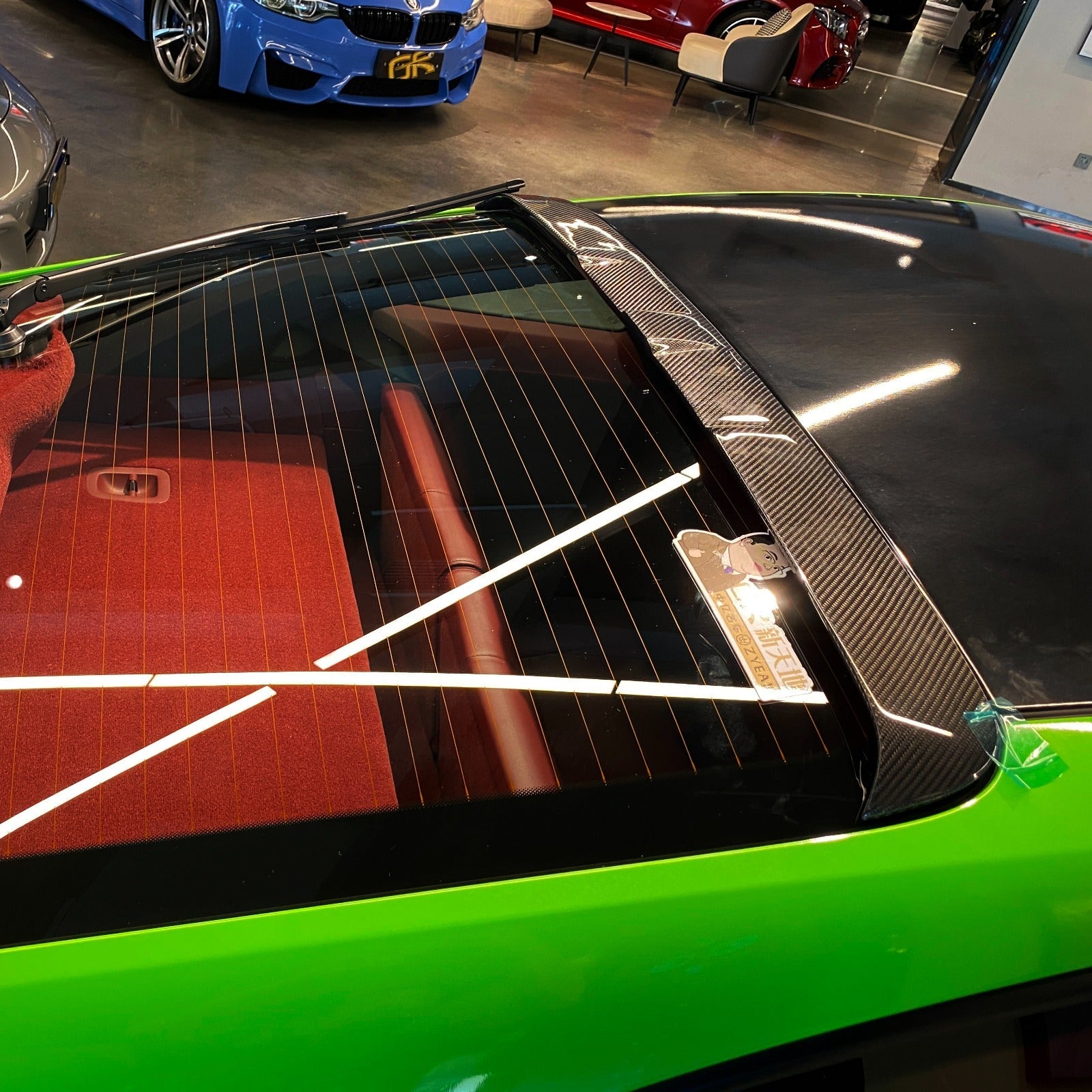 Carbon Fiber Roof Window Spoiler - Porsche 911 992 2019+