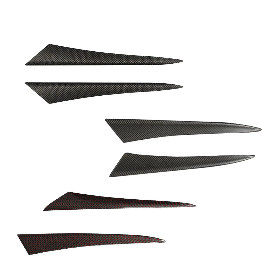 Carbon Fiber Front Headlight Eyebrow Cover Trim - Honda Civic 11th Gen Type R FL5