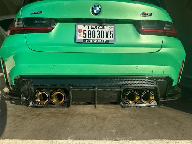 BMW G80 M3 / G82 / G83 M4 Artisan Carbon Fiber Diffuser