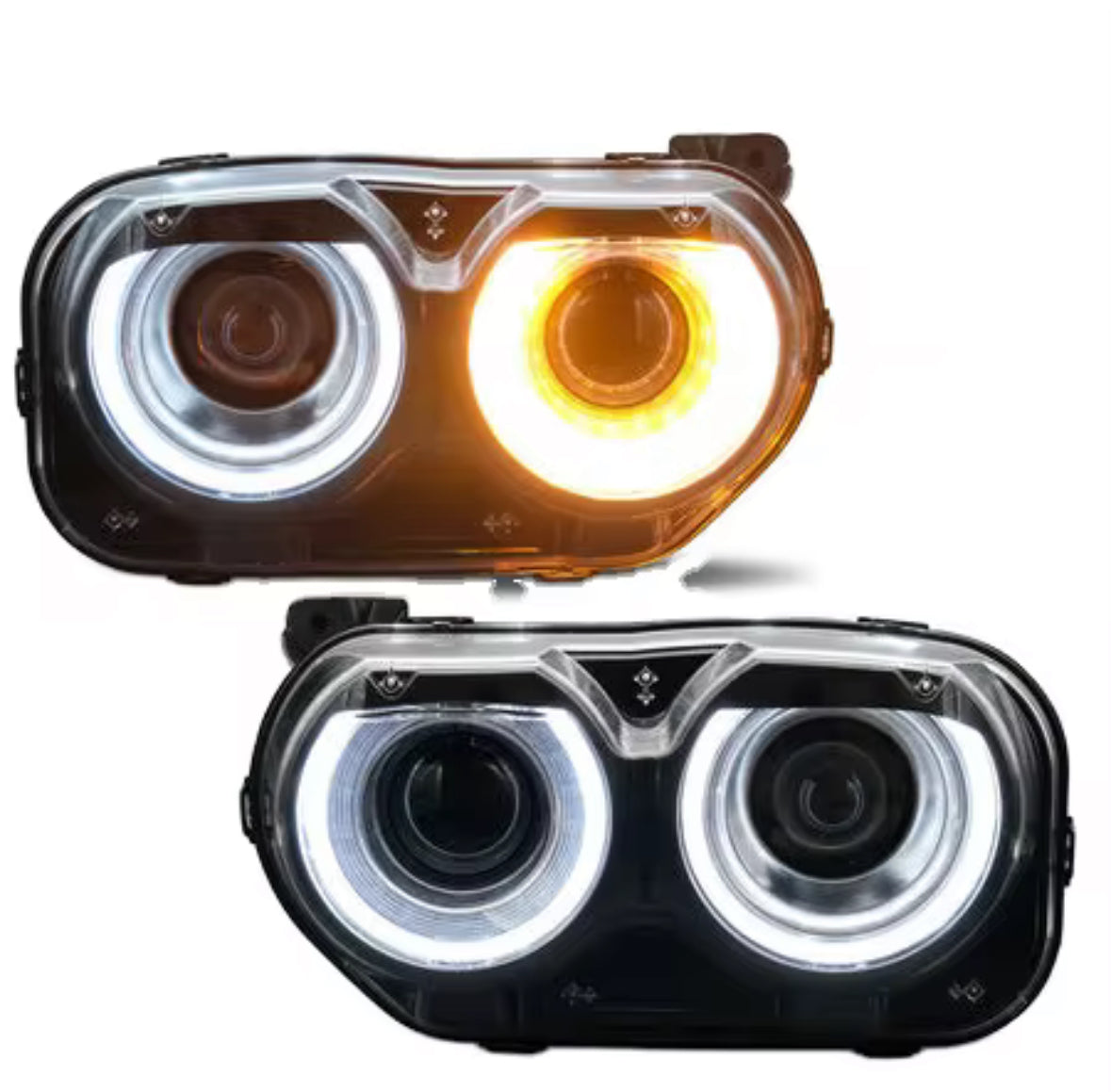 RGB LED Headlights for Dodge Challenger (2008–2014)
