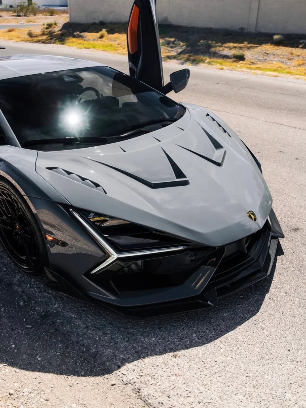 Carbon Fiber DK Style Front Splitter Lip - Lamborghini Revuelto