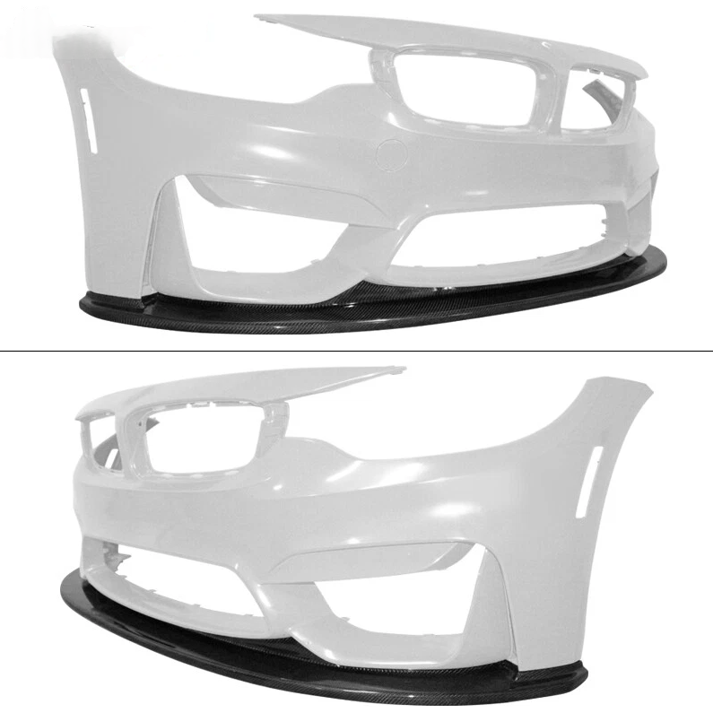 K Style Carbon Fiber Front Lip - BMW F80 M3 & F82/F83 M4