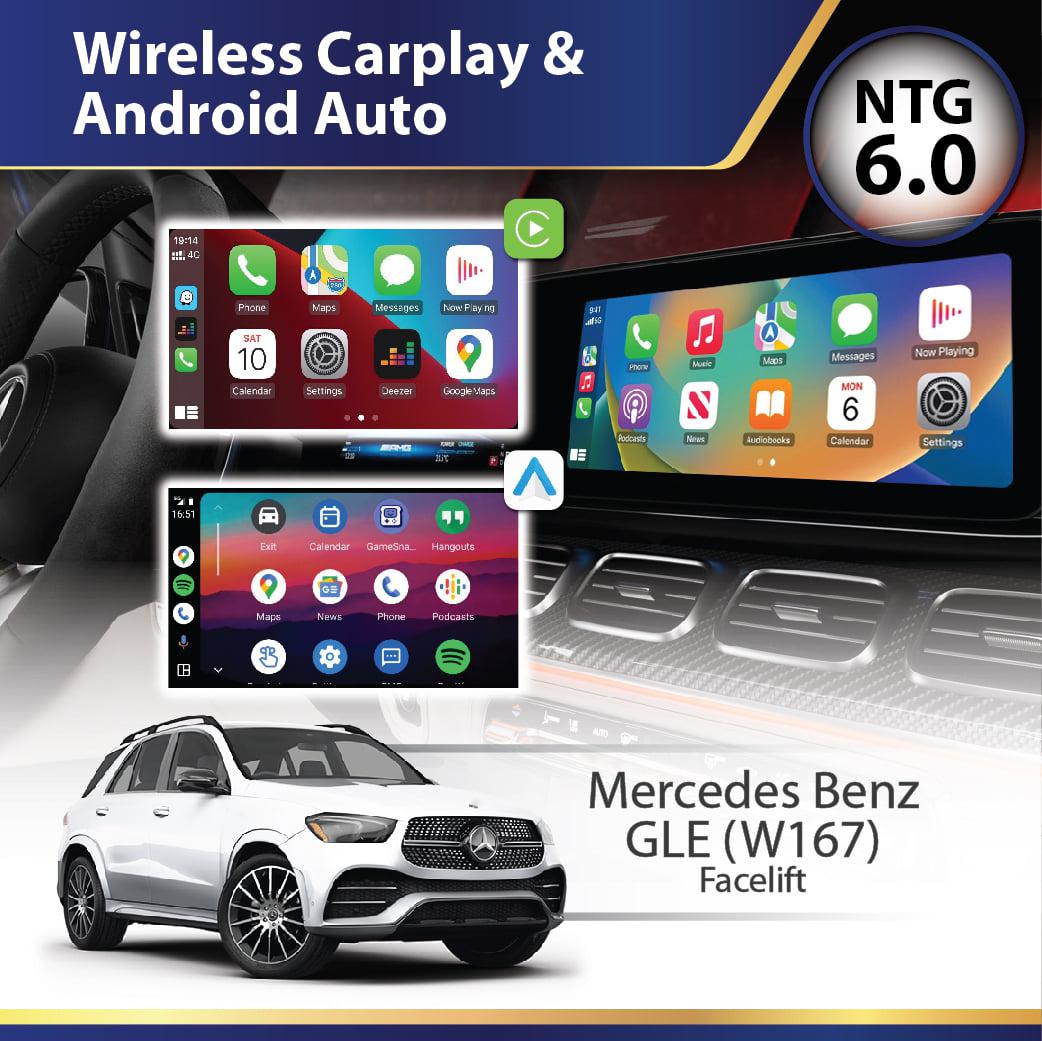 Wireless Carplay & Android Auto (W167) Mercedes GLE (Facelift) (NTG6.0)