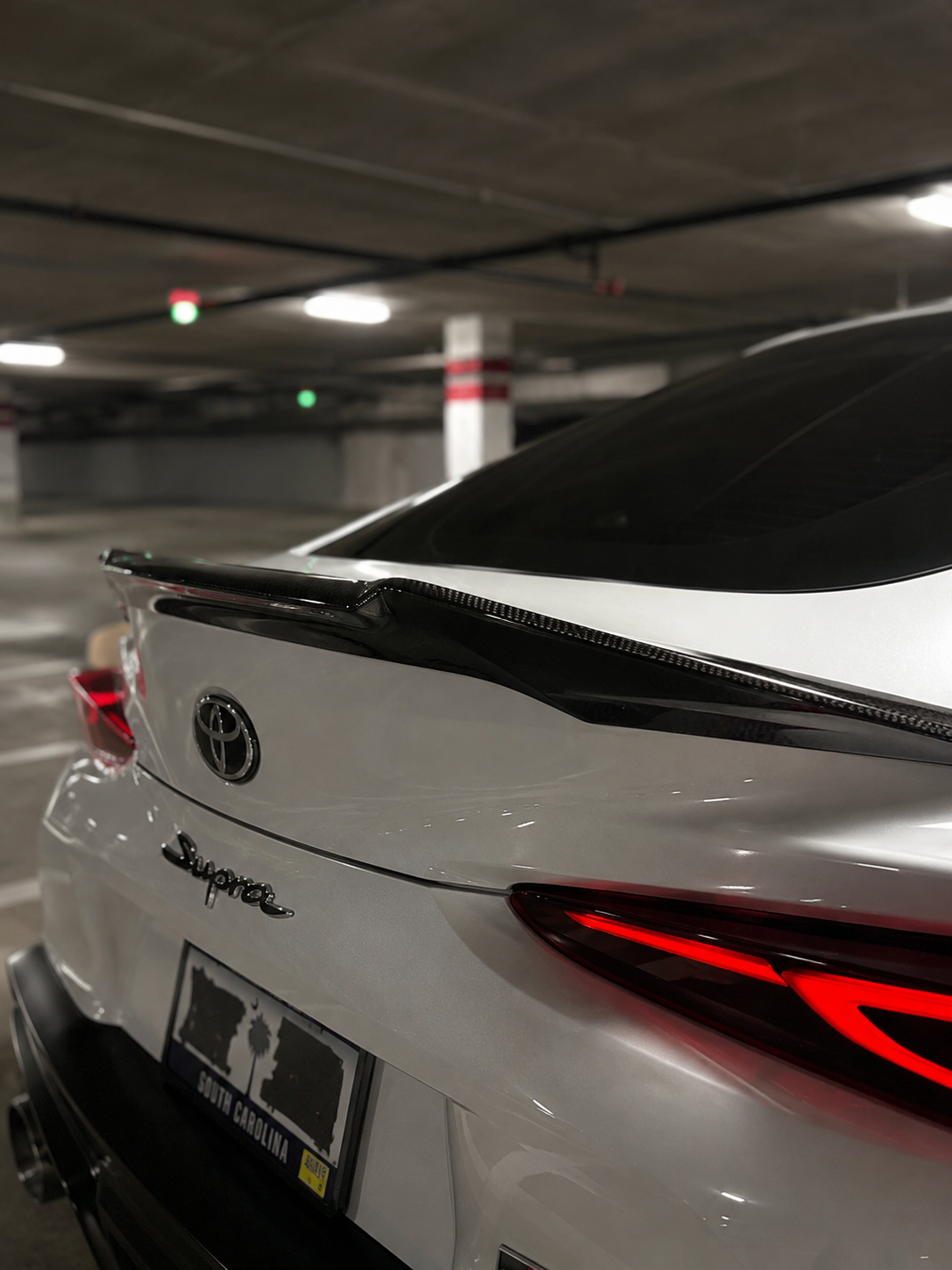High Kick Carbon Fiber Trunk Spoiler - Toyota A90 Supra GR MK5 2020-Present