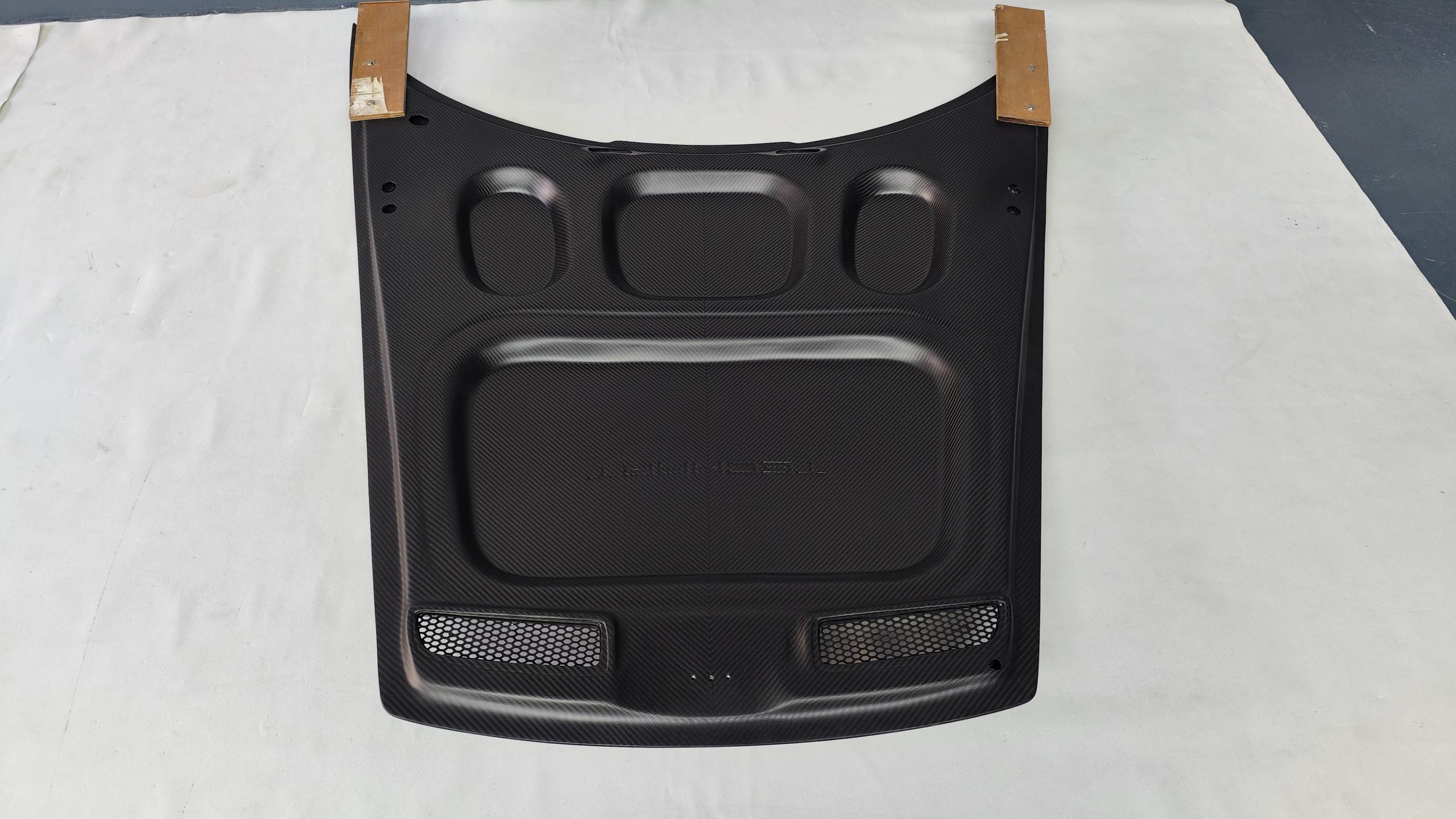Prepreg Carbon Fiber Tec Style Front Hood Bonnet - Porsche 992 Carrera