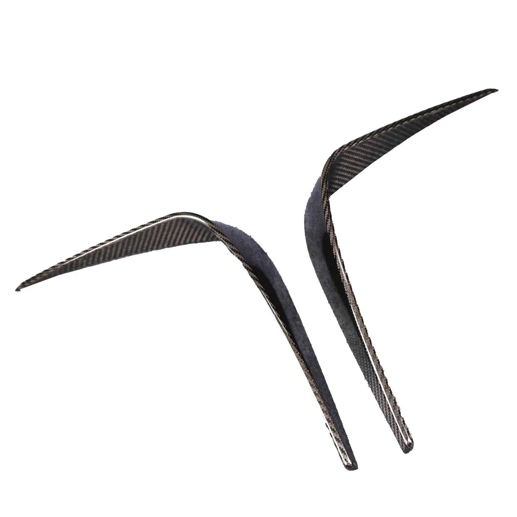 Carbon Fiber Rear Bumper Canard Trim - Bmw G80 M3 / G82 M4