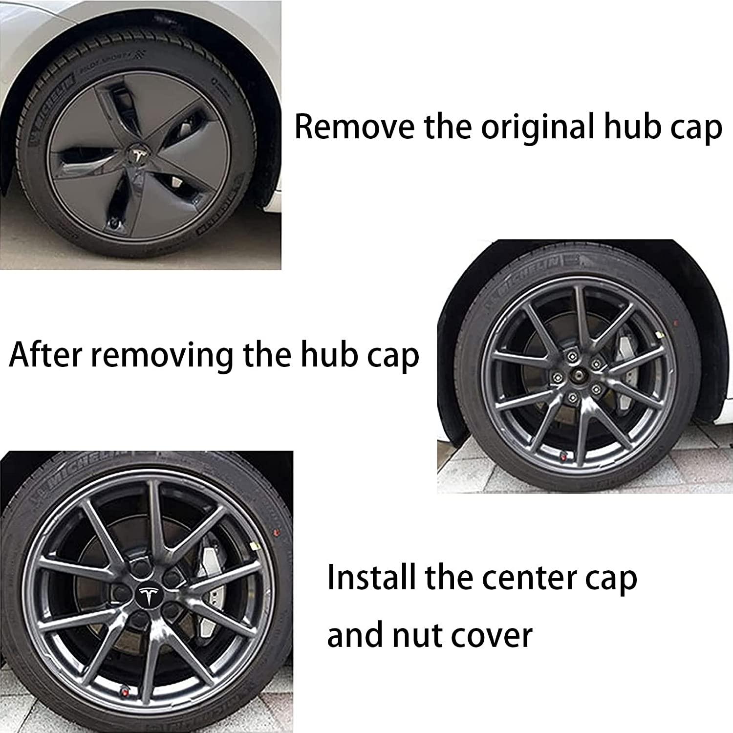 Tesla Model S/3/X/Y Wheel Caps