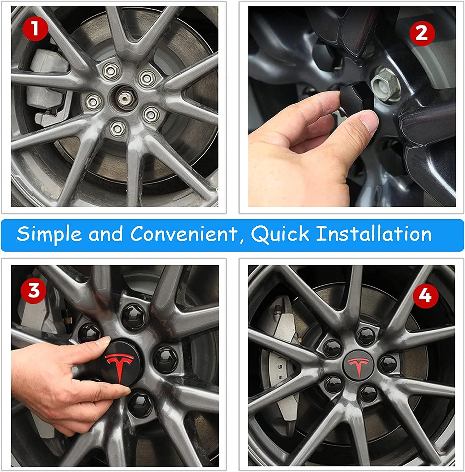 Tesla Model S/3/X/Y Wheel Caps