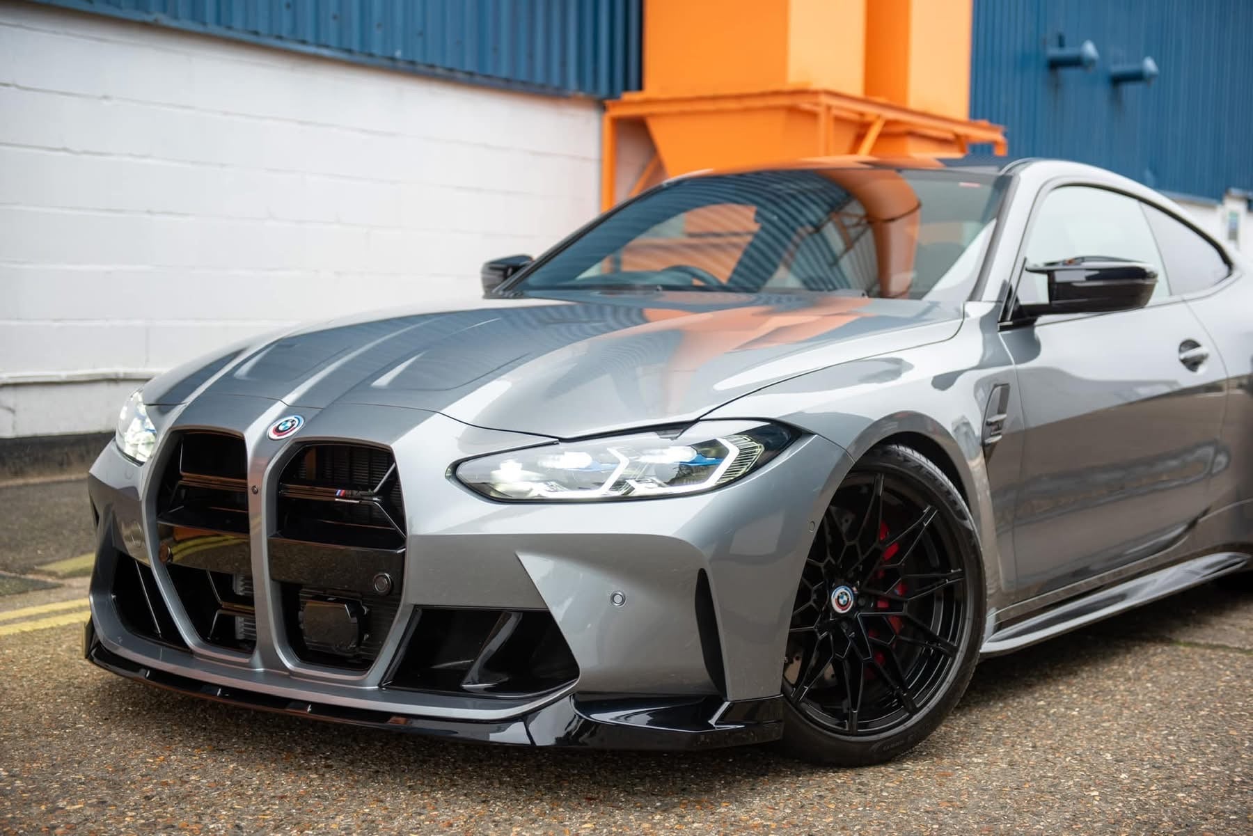 MP Style Gloss Black Front Lip - 2021-2024 BMW  G80 M3 G82 G83 M4