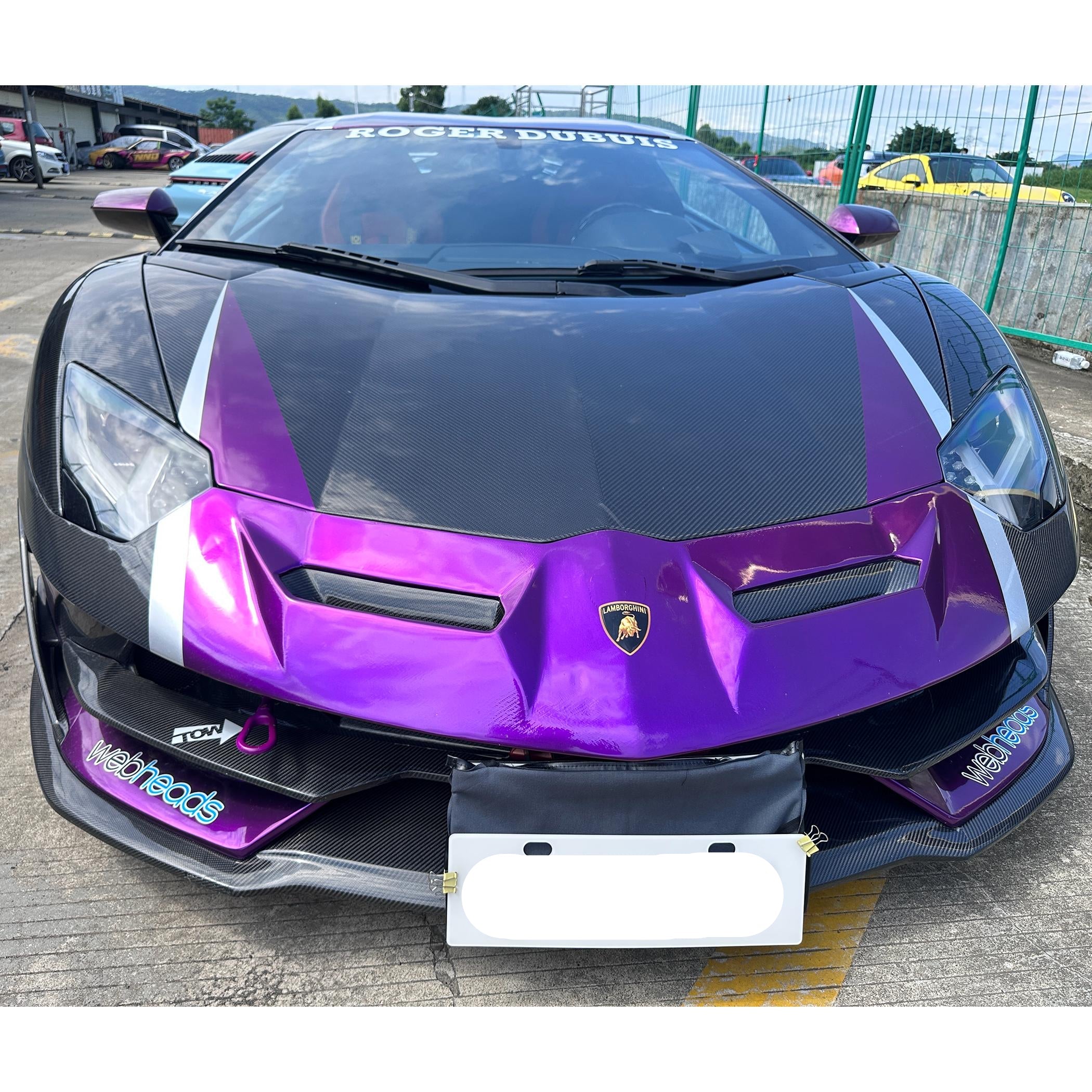 Carbon Fiber Hood Bonnet Lid -  Lamborghini Aventador LP700 LP720 LP740 LP750 SV SVJ
