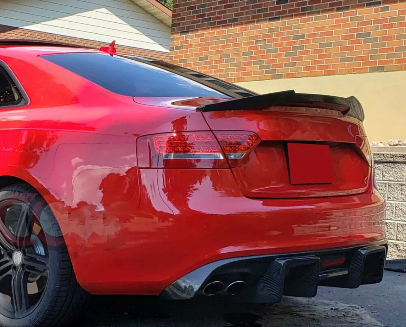M4 Style Carbon Fiber Trunk Spoiler - Audi RS5 / S5 / A5 B8 &B9