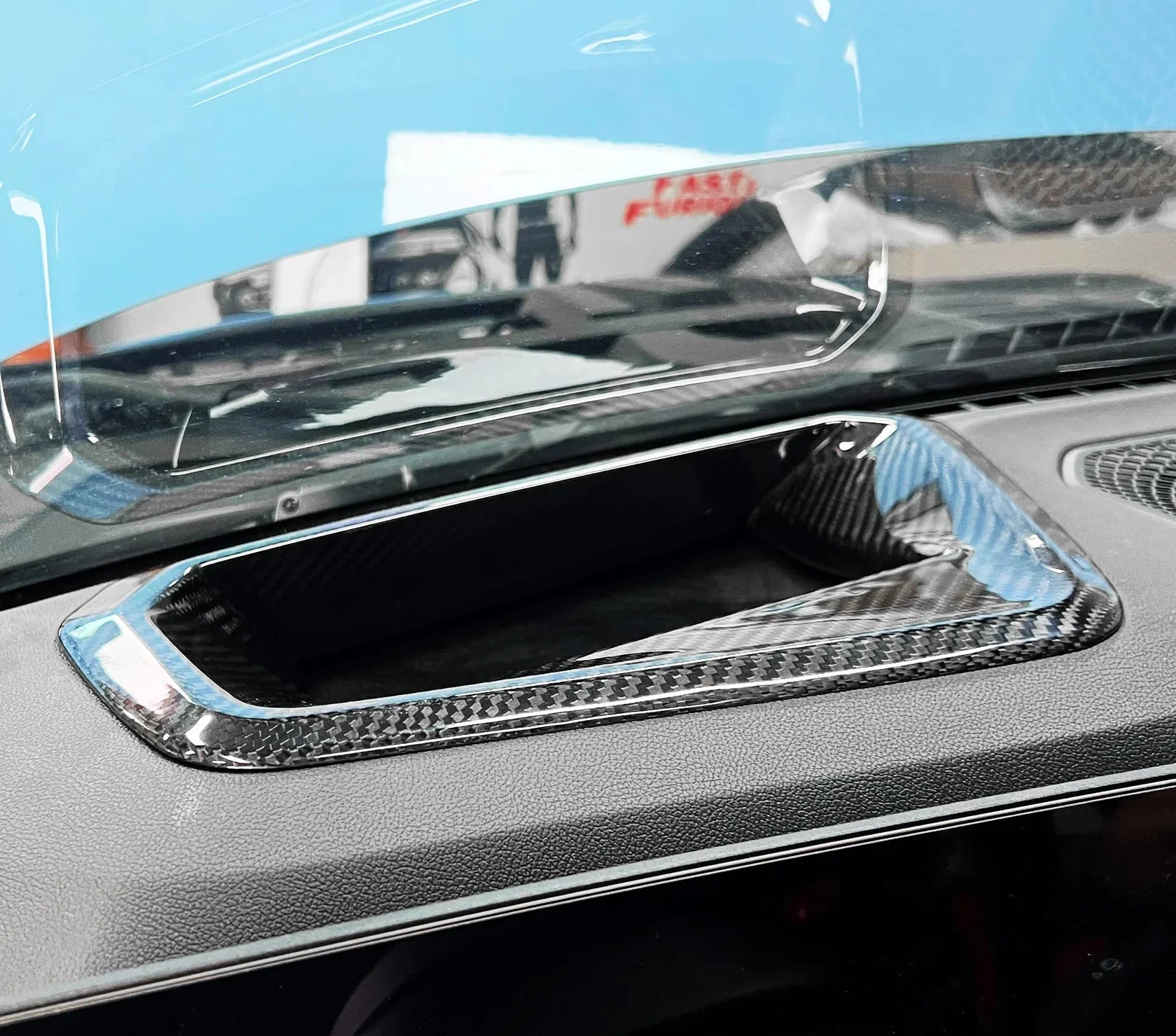 Carbon Fiber Head Up Display Cover Trim - BMW G87