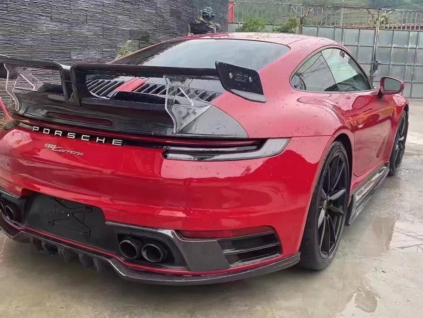 Carbon Fiber Techart Style Aerodynamic Body Kit - Porsche 992