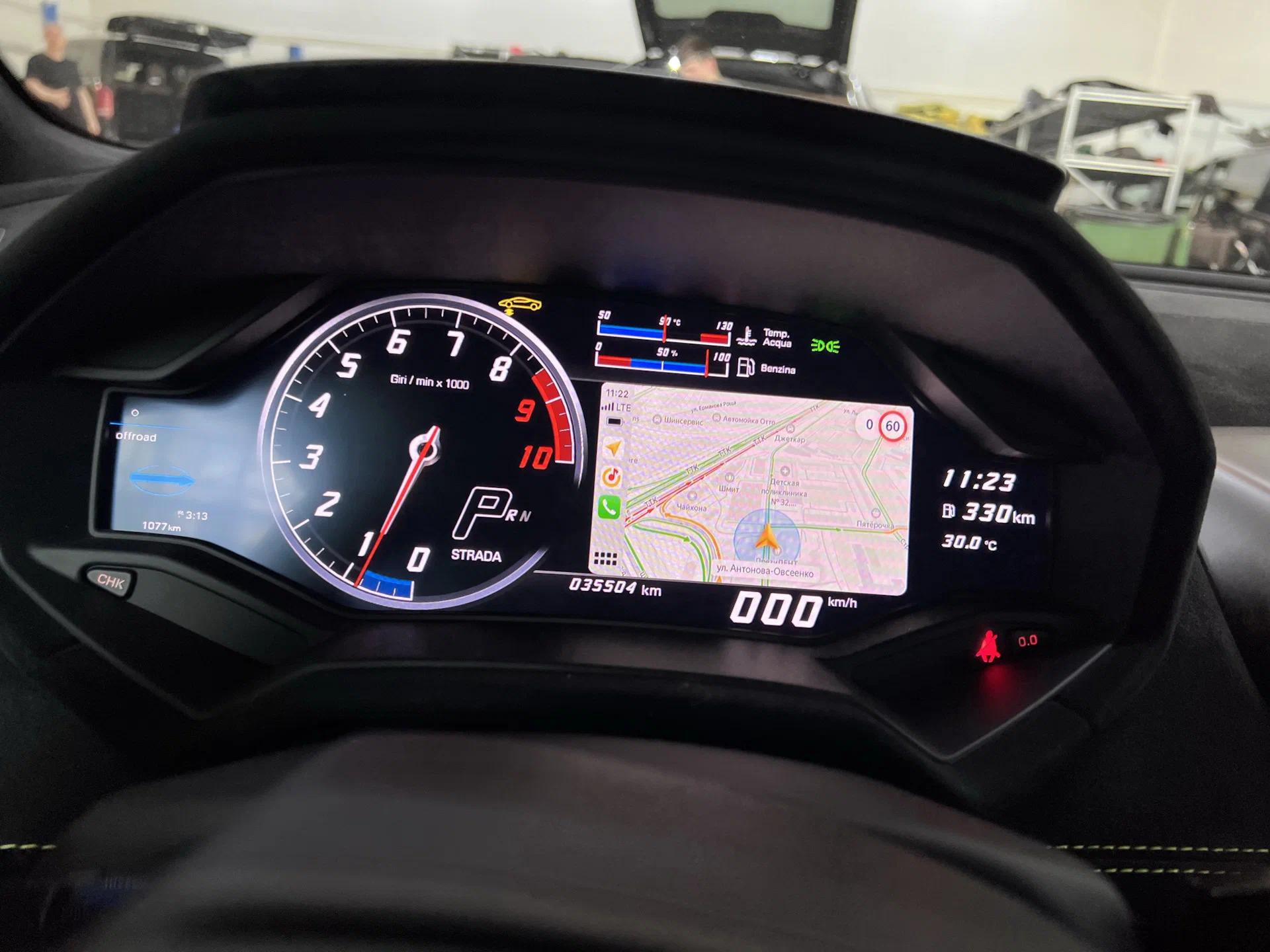 Lamborghini Huracan Instrument Cluster CarPlay Module