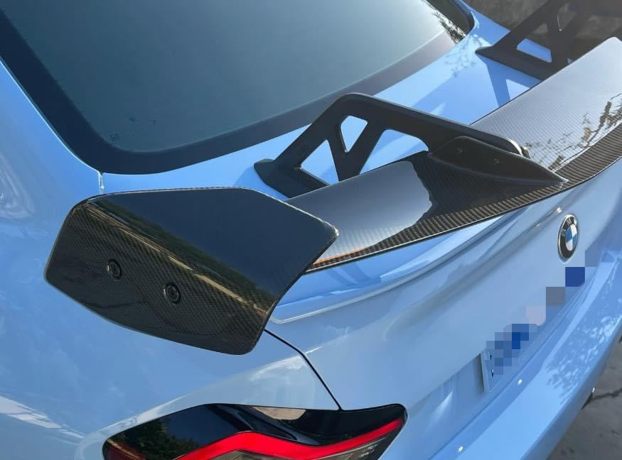 AD Style Carbon Fiber Swan Neck Wing - BMW G87 / F87 M2 & G42 / F22 2 series