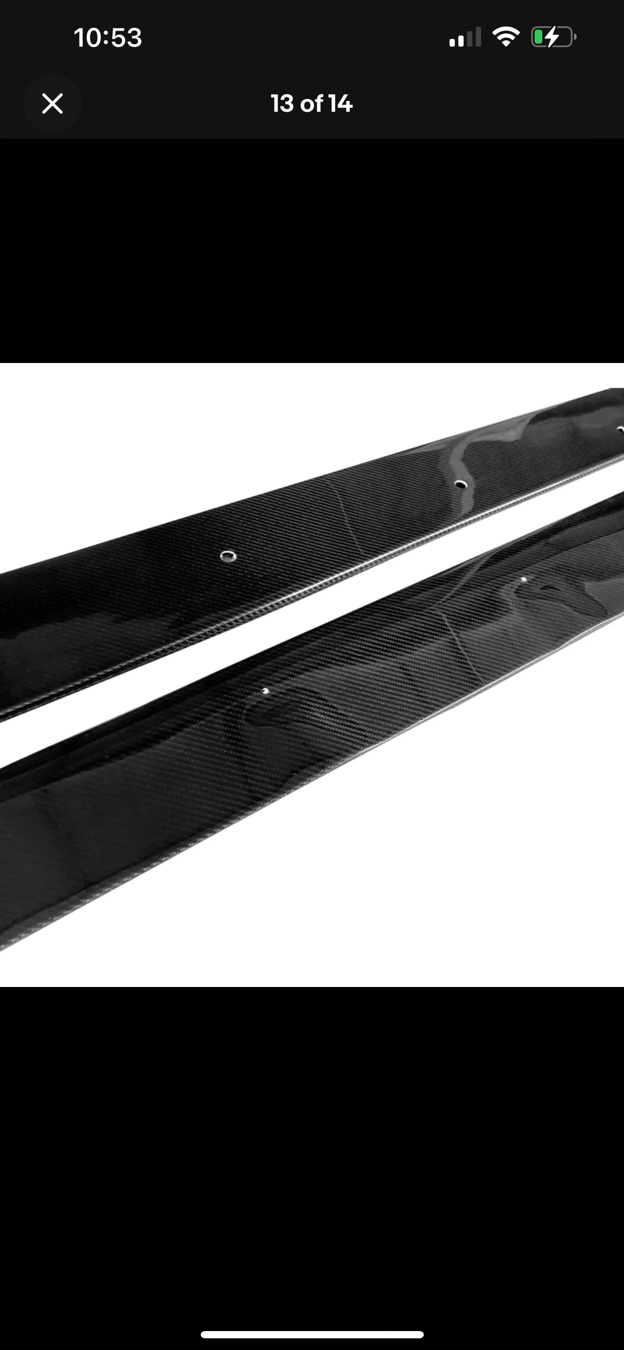 Audi R8 Gen 1 Carbon Fiber Side Skirt Extension