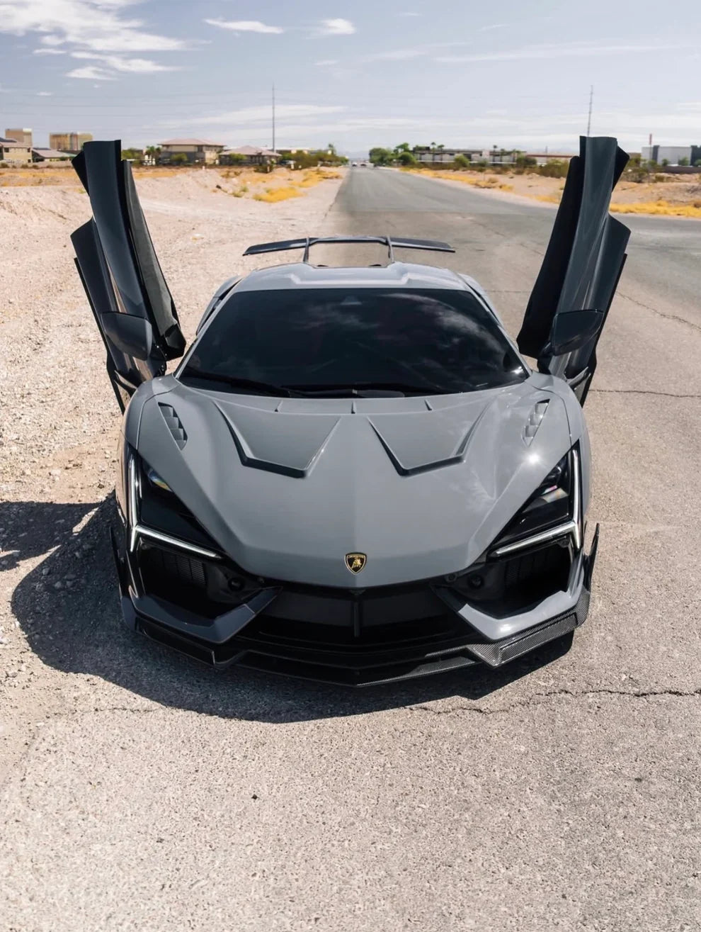 Carbon Fiber DK Style Front Splitter Lip - Lamborghini Revuelto