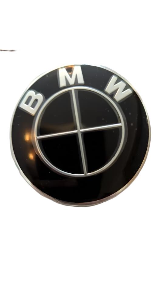 Black Roundel Floating Wheel Cap Set - BMW