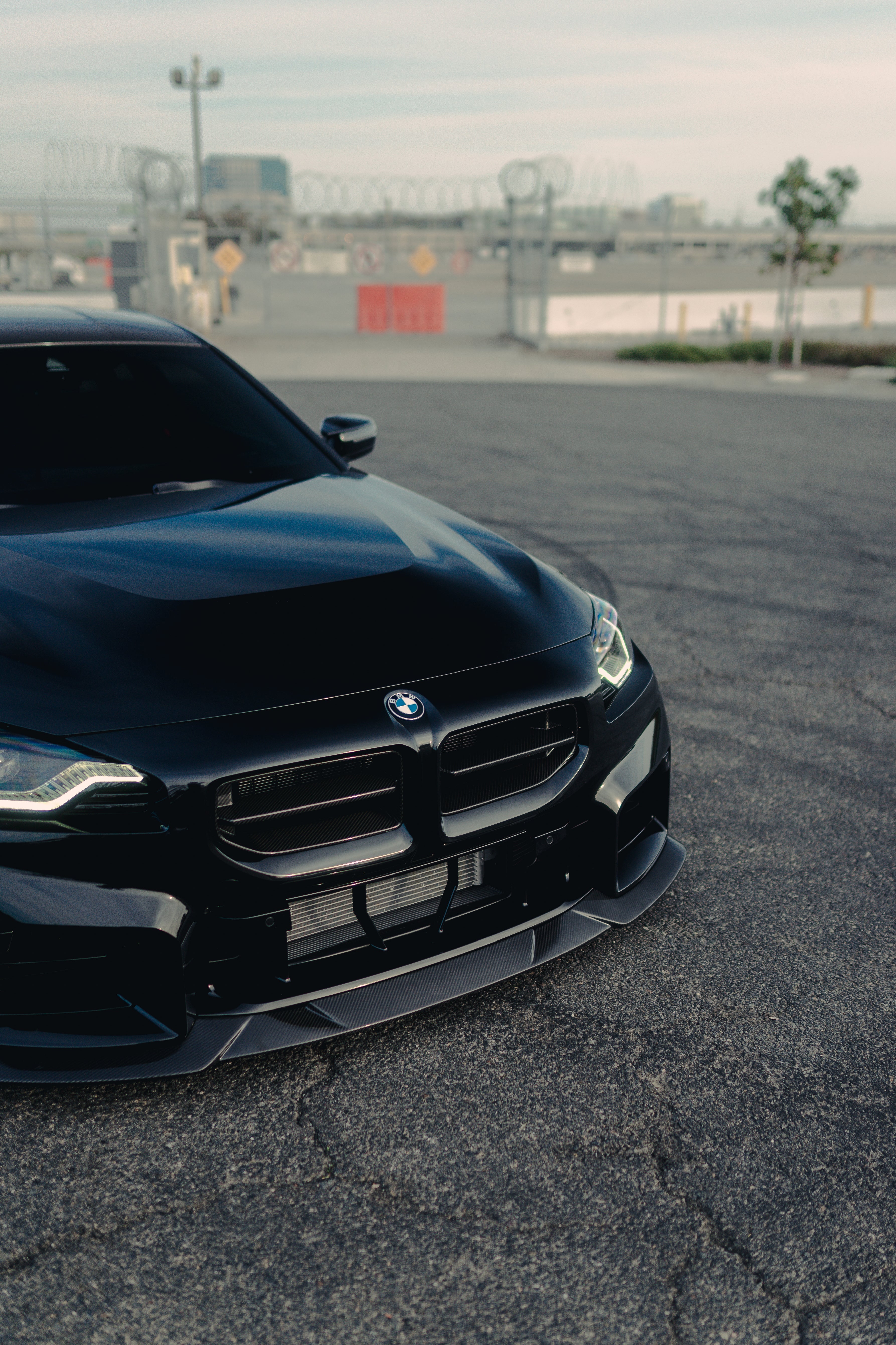 Alpha N Style Carbon Fiber Front Grilles - BMW G87 M2