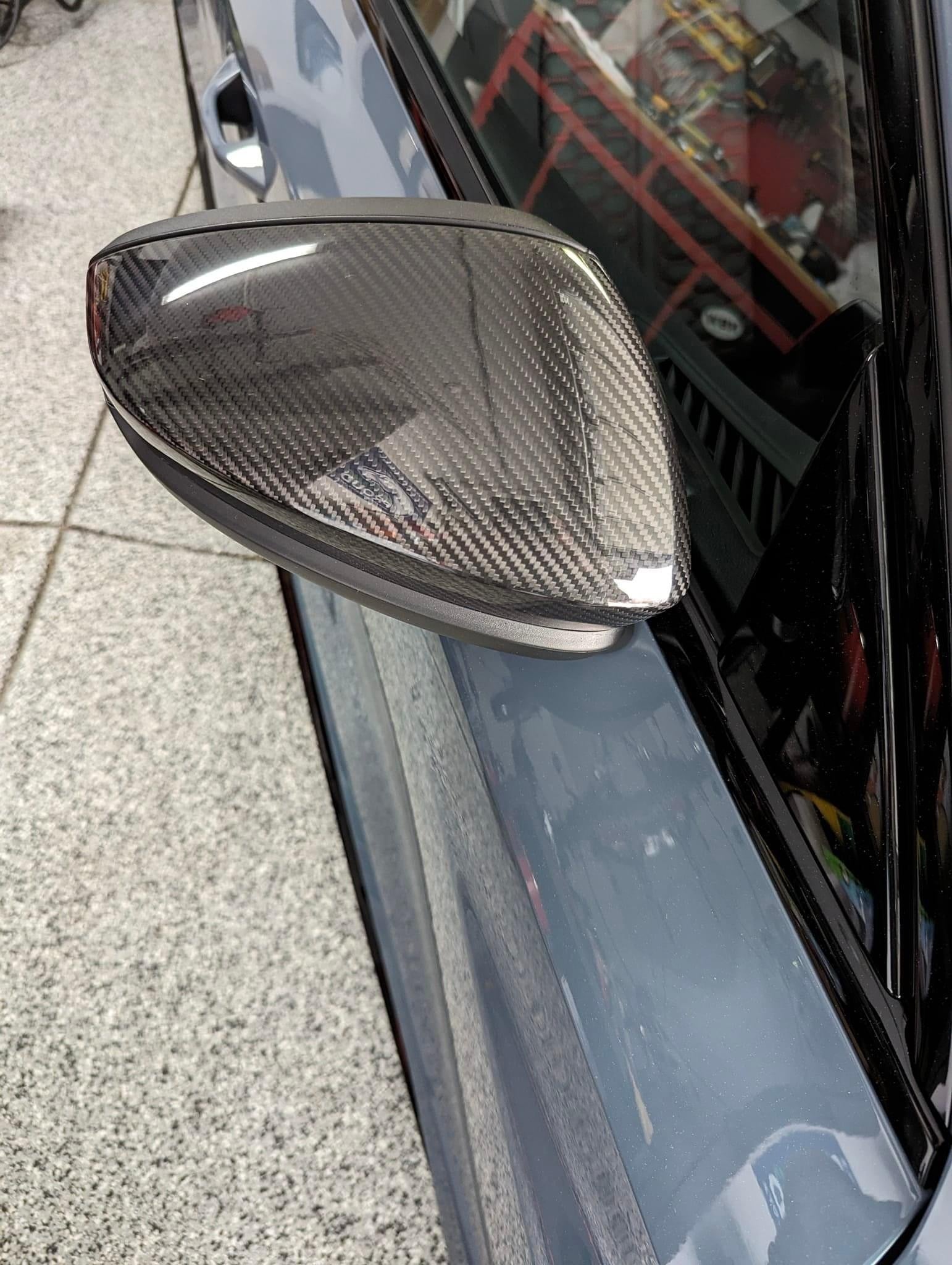 Audi A3/S3/RS3 8Y Carbon Fiber Mirror Caps 2022-2024