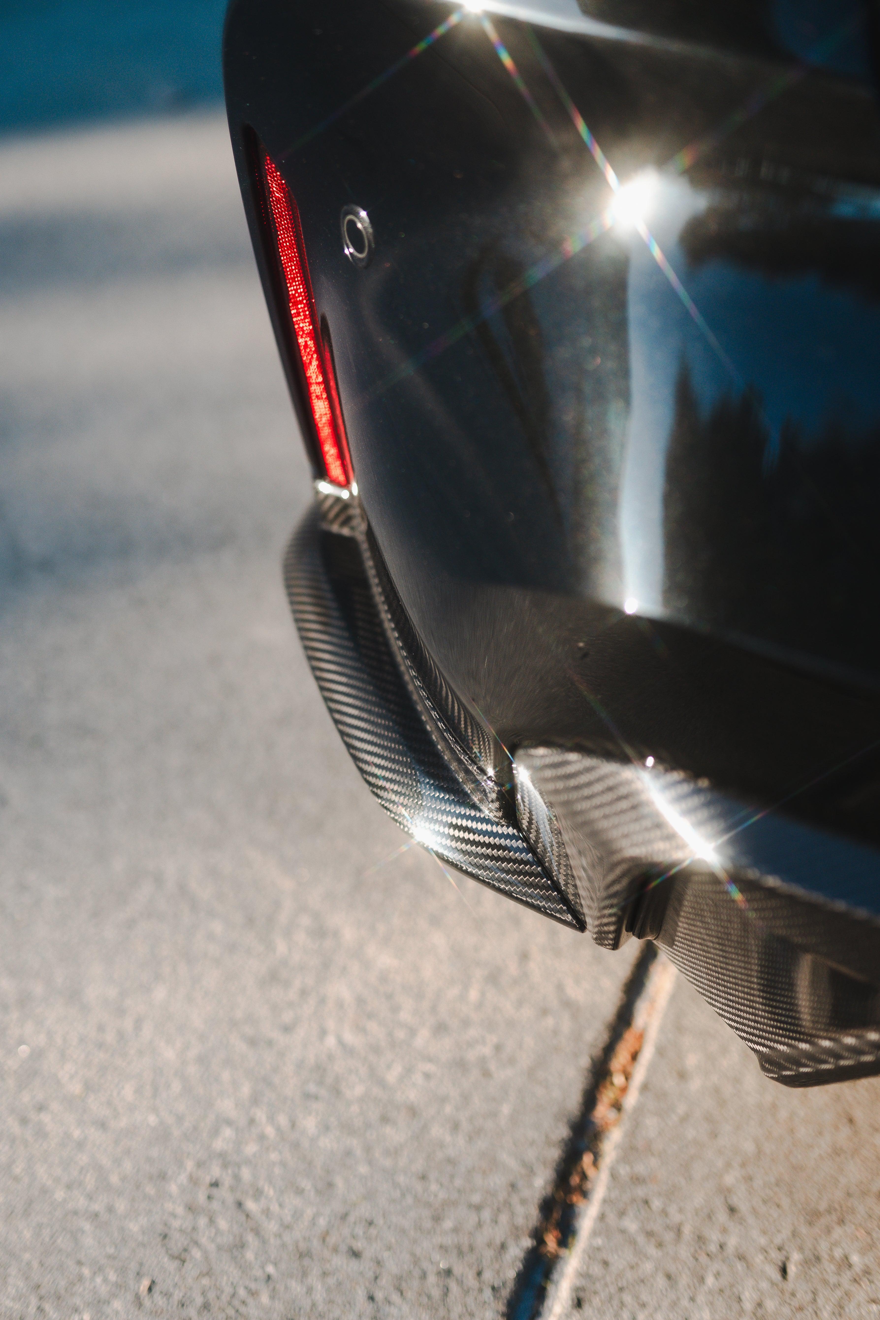 BMW G8X M3/M4 Carbon Fiber Rear Canard Splitters