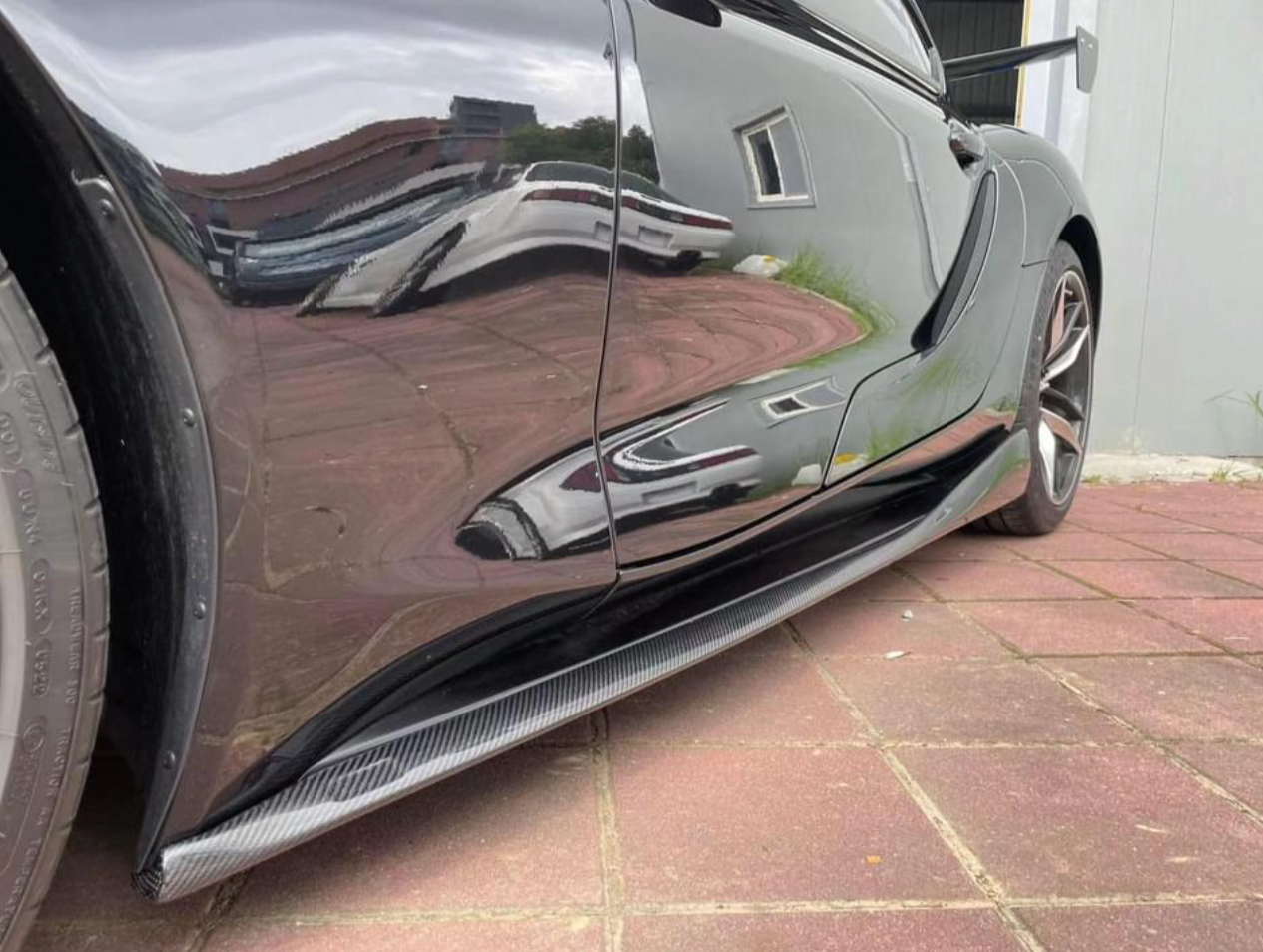 Varis Style Carbon Fiber Side Skirt extensions - Toyota A90 Supra