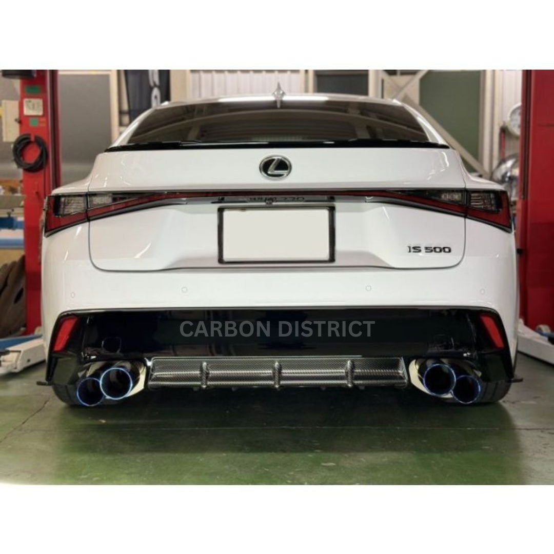 Carbon Rear Diffuser - 2021-2024 25 Lexus IS300 IS350 IS500