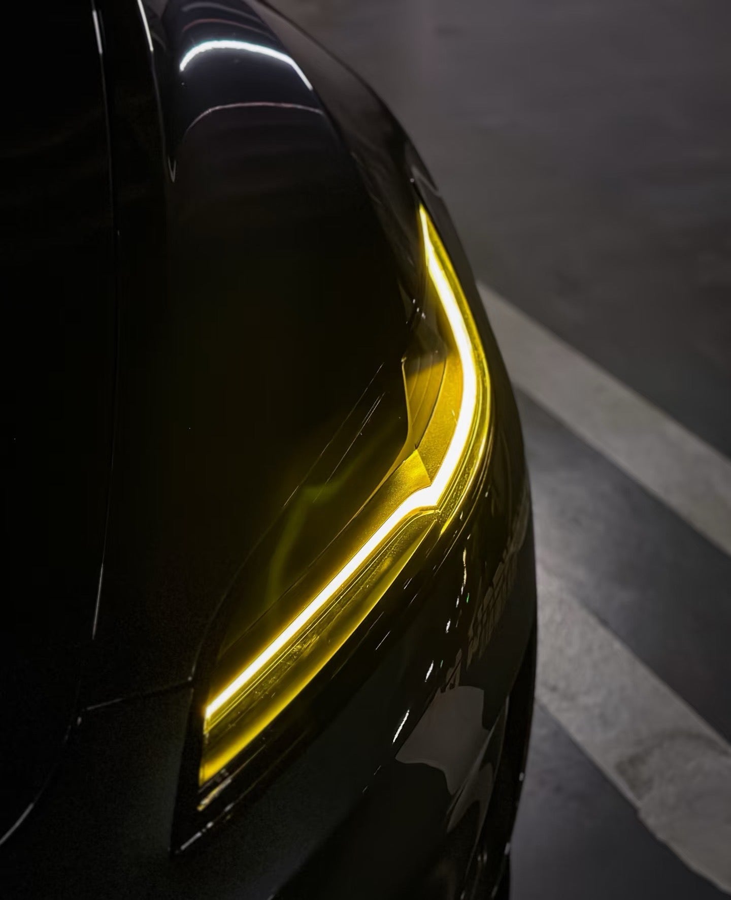 CSL Yellow DRL LED Module Set - New Tesla Model 3