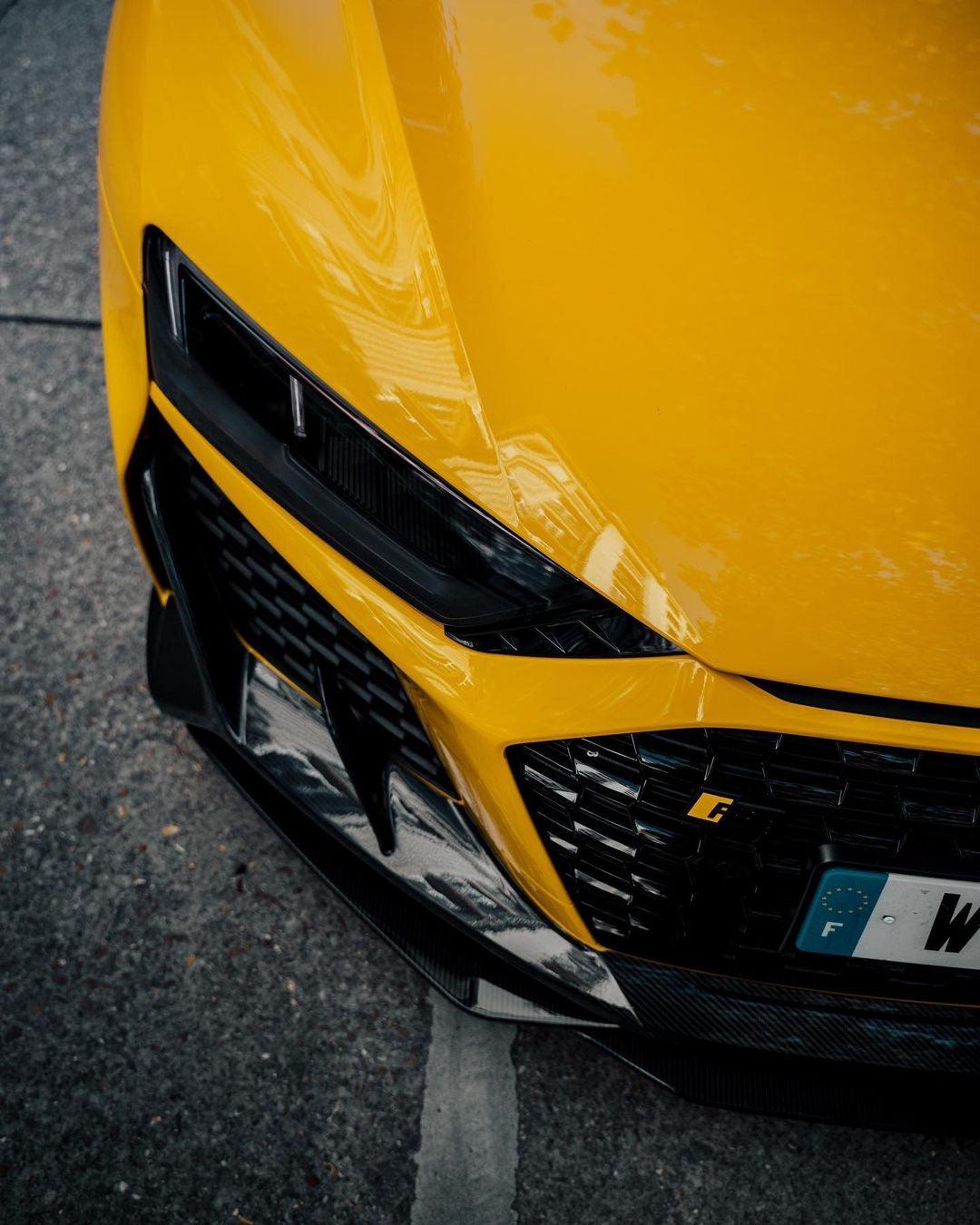 Capristo Style Carbon Fiber Front Lip - Audi R8 V10 Gen 2 Facelift