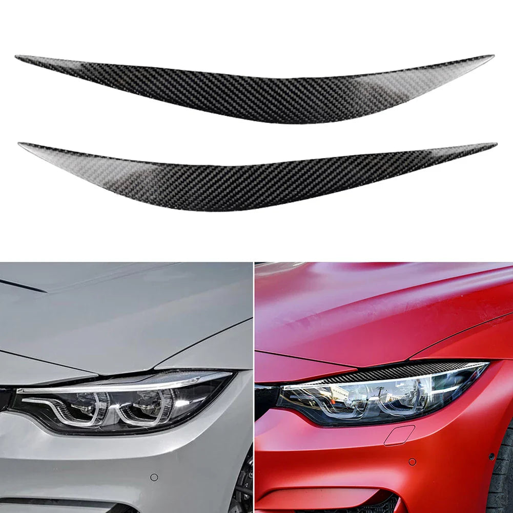 Carbon Fiber Eyelid Headlight Trim - BMW F80 M3 & F82 / F83 M4